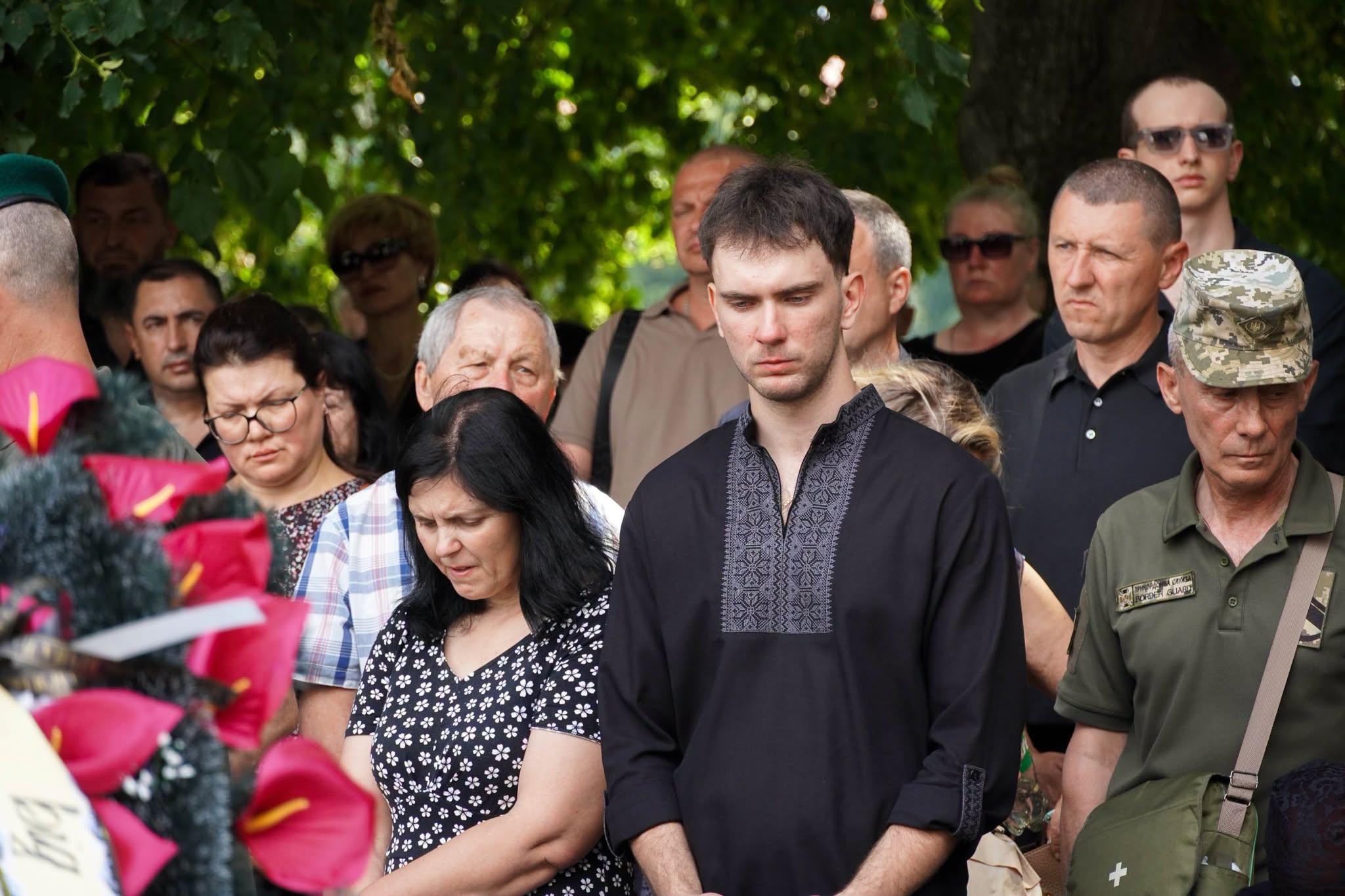 Прощання із полеглим прикордонником Ігорем Томіленком в Ужгороді