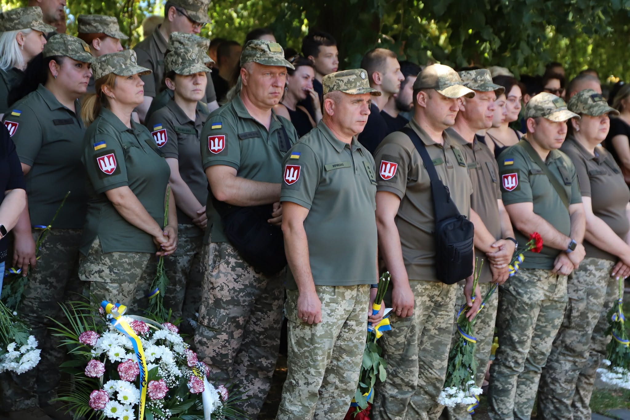 Прощання із воїном Валерієм Мадяром в Ужгороді