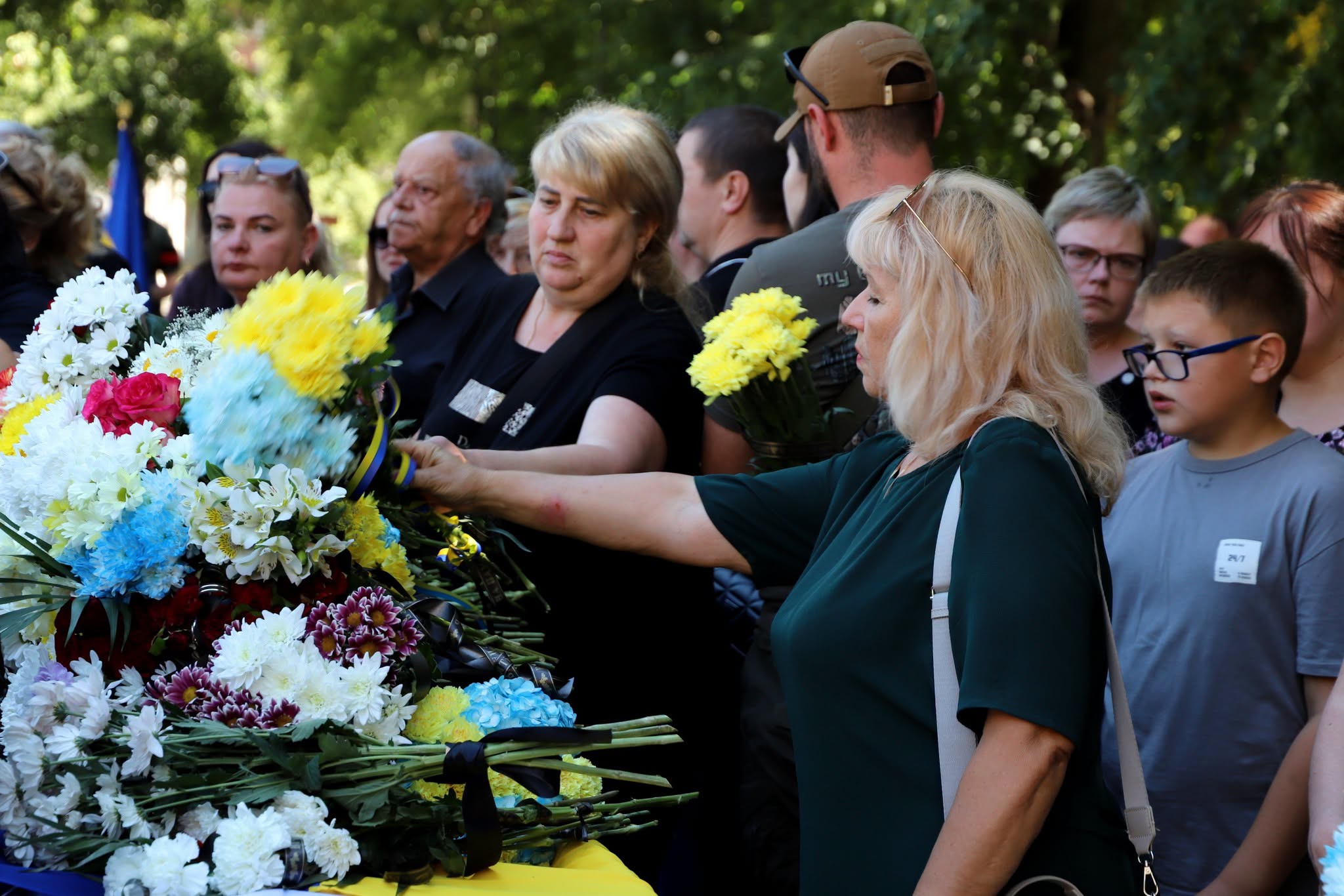 Прощання із воїном Валерієм Мадяром в Ужгороді