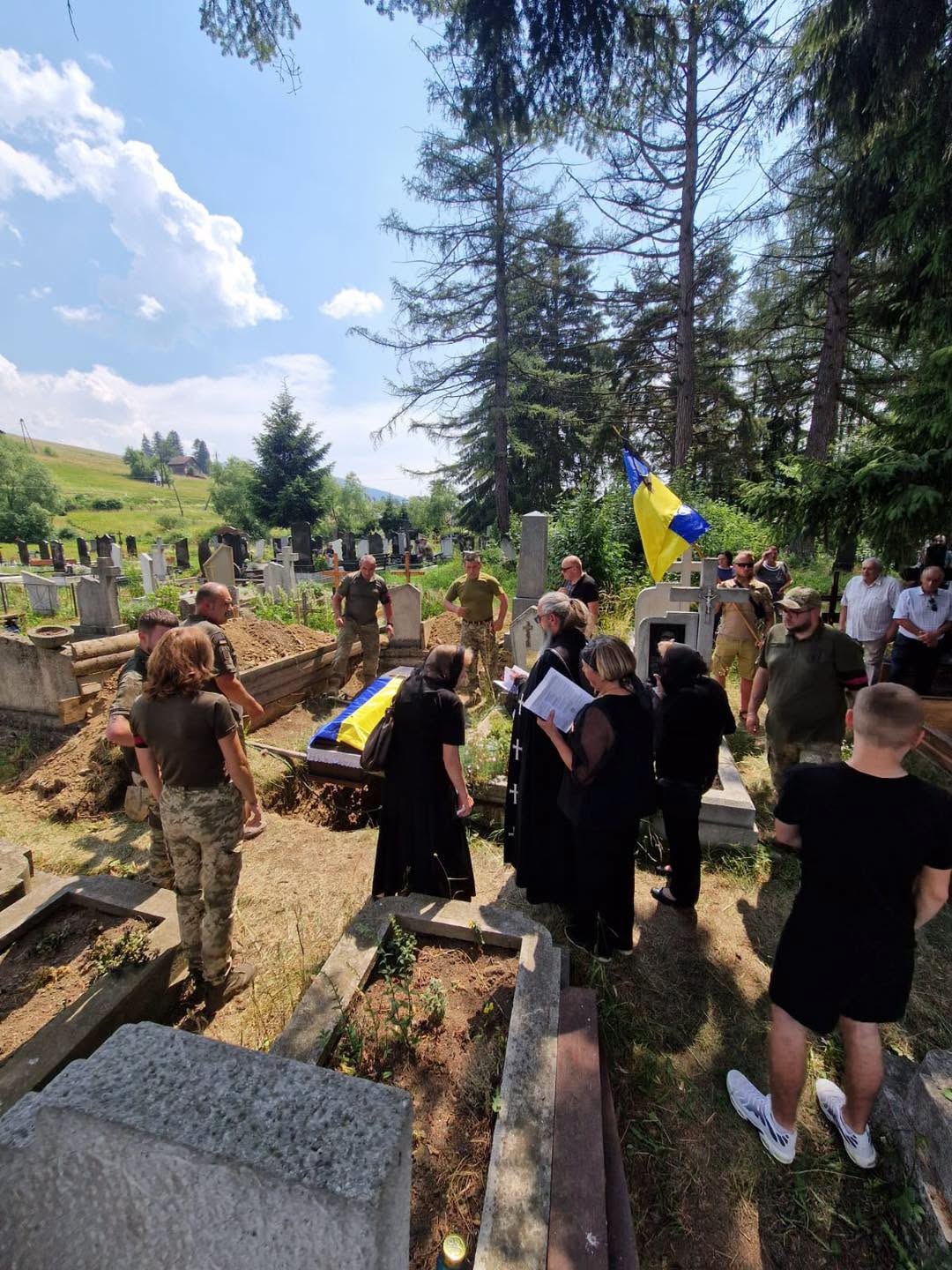 Прощання із воїном Йосипом Фріндтом у Ясінях