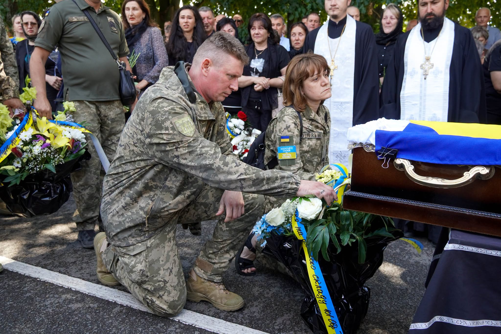 Прощання із полеглим воїном Сергієм Бабилею в Ужгороді