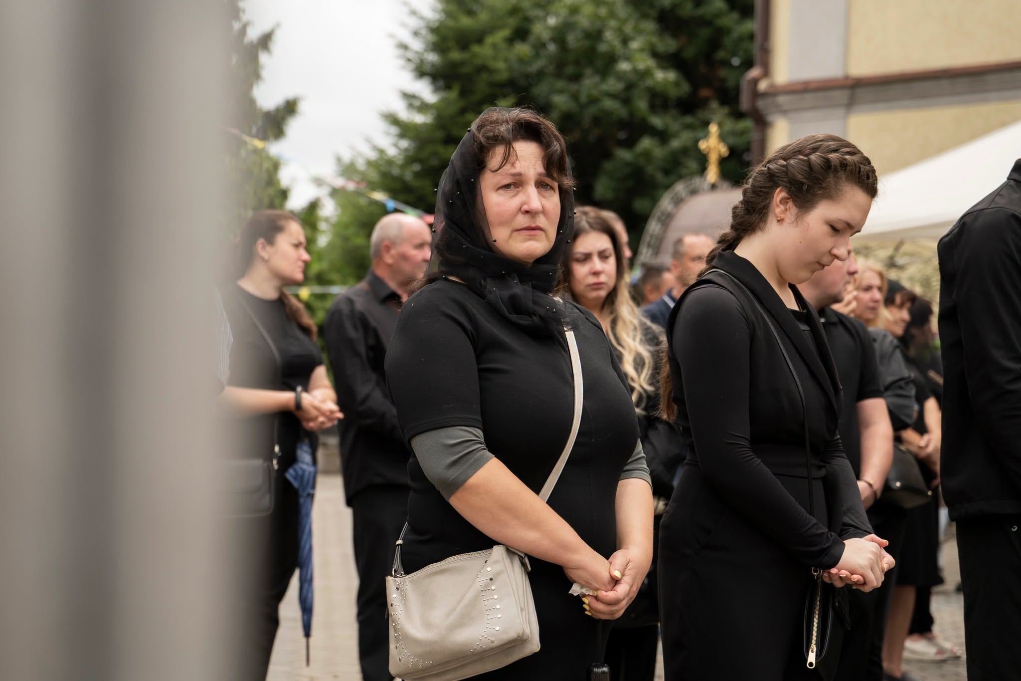 Прощання із полеглим воїном Віталієм Солоповим у Мукачеві