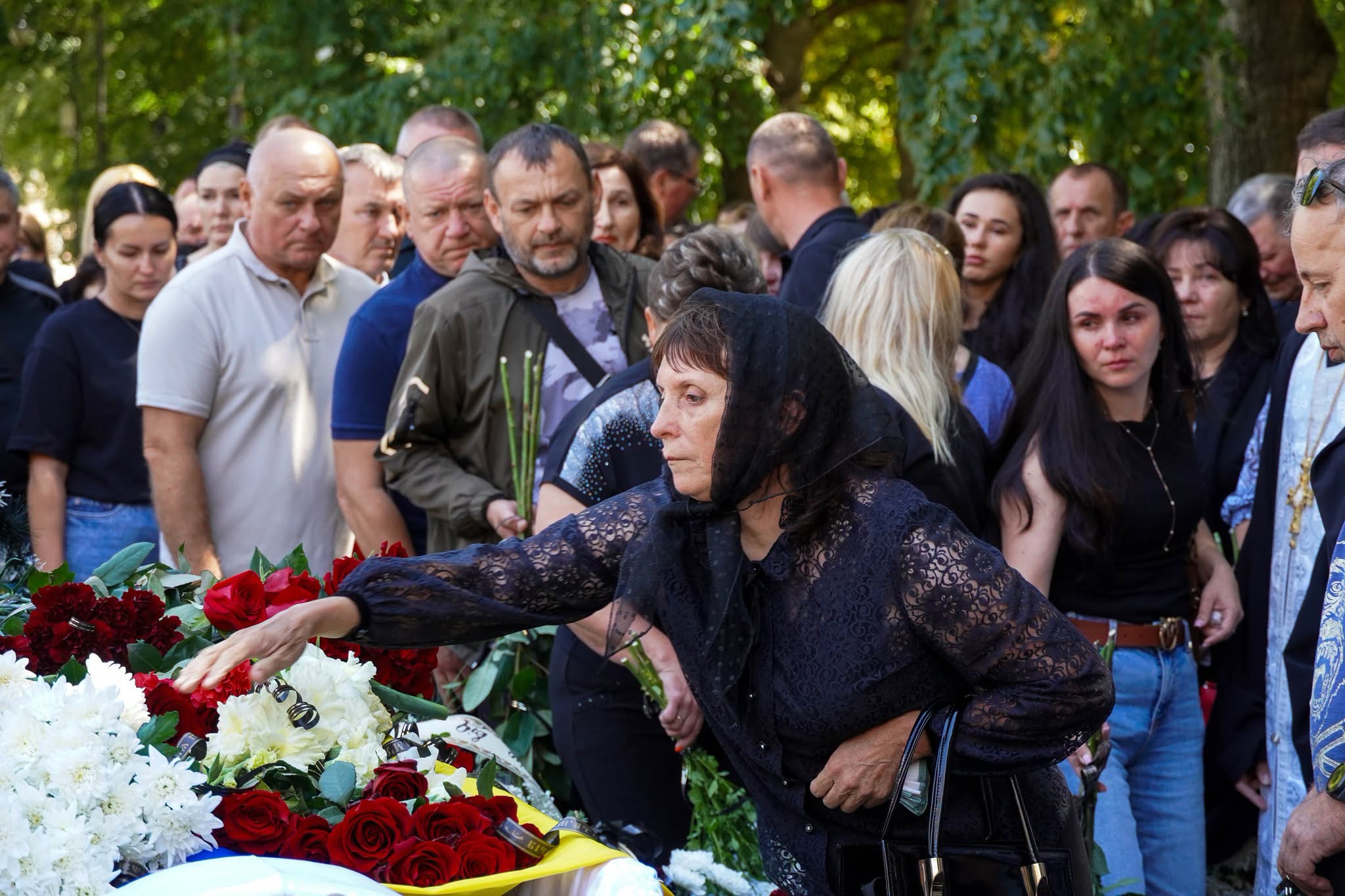 Прощання із полеглим воїном Сергієм Бабилею в Ужгороді