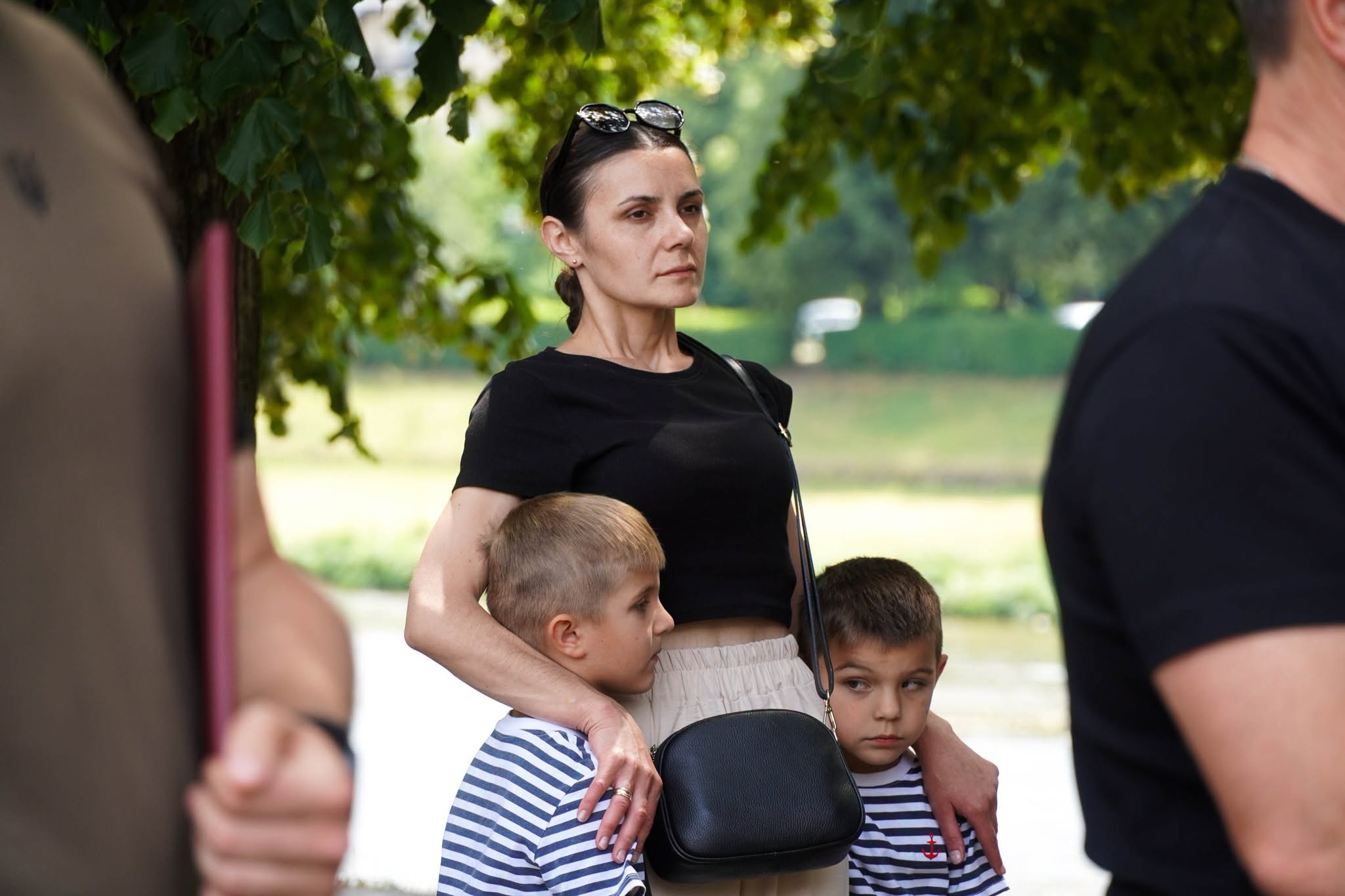 Прощання із полеглим воїном Юрієм Легезою в Ужгороді