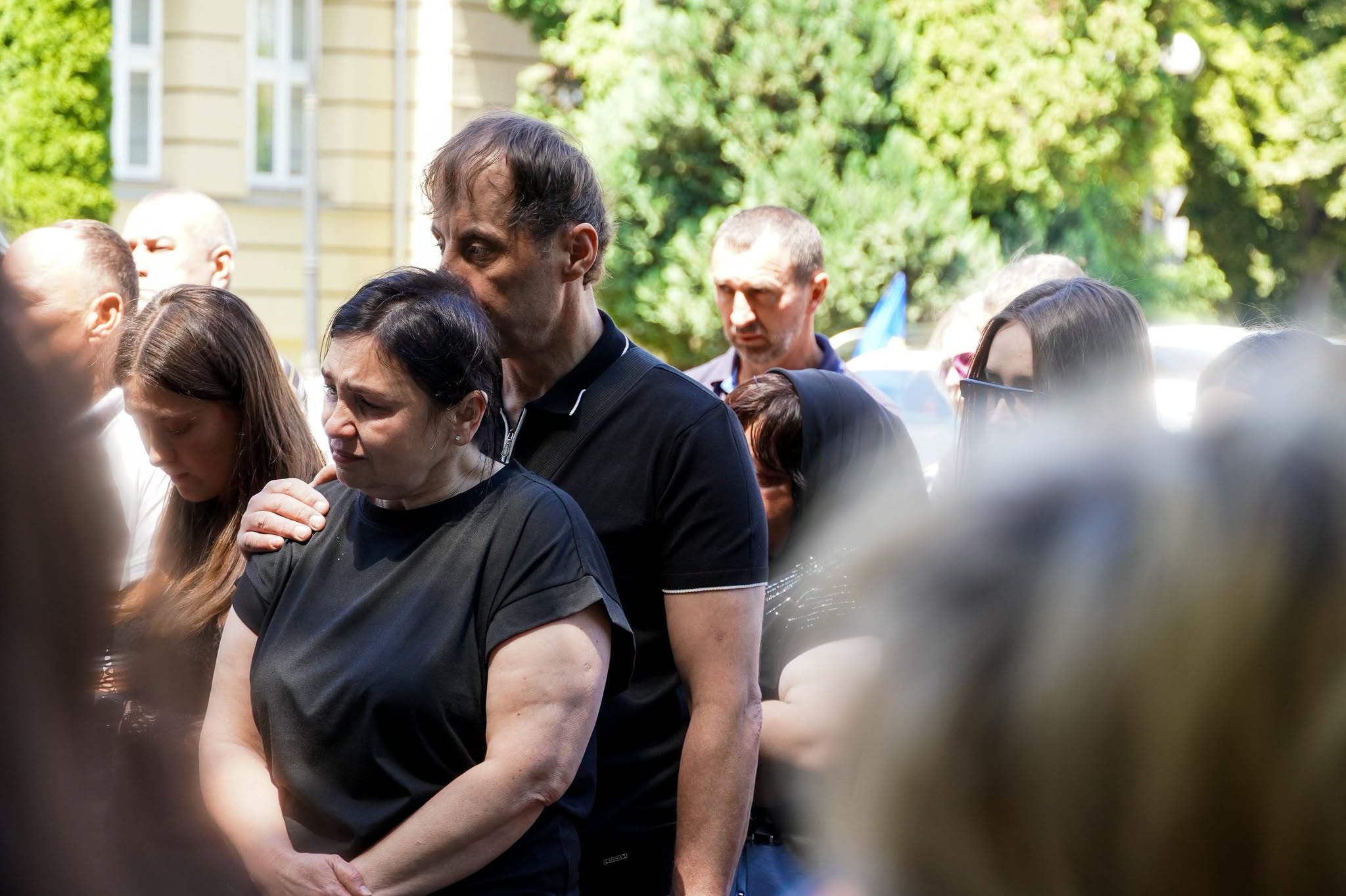 Прощання із полеглим воїном Сергієм Бабилею в Ужгороді