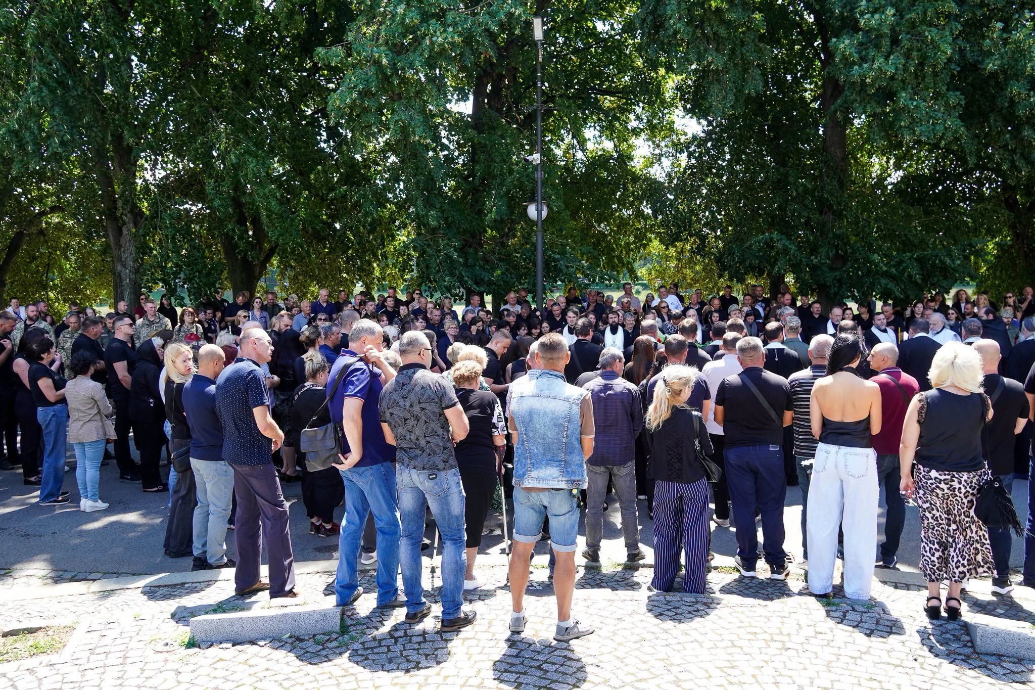 Прощання із полеглим воїном Сергієм Бабилею в Ужгороді
