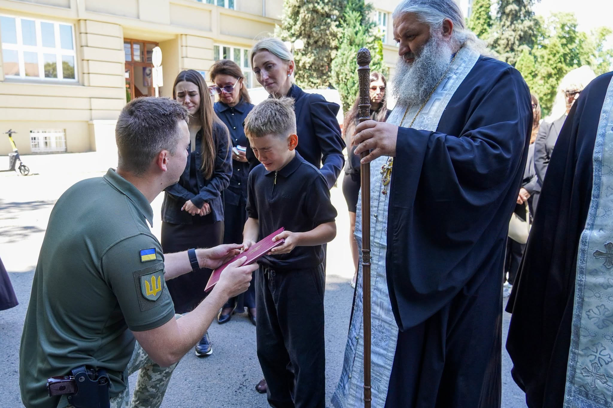 Прощання із полеглим воїном Сергієм Бабилею в Ужгороді