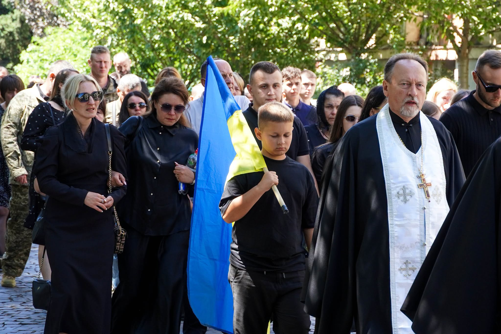 Прощання із полеглим воїном Сергієм Бабилею в Ужгороді