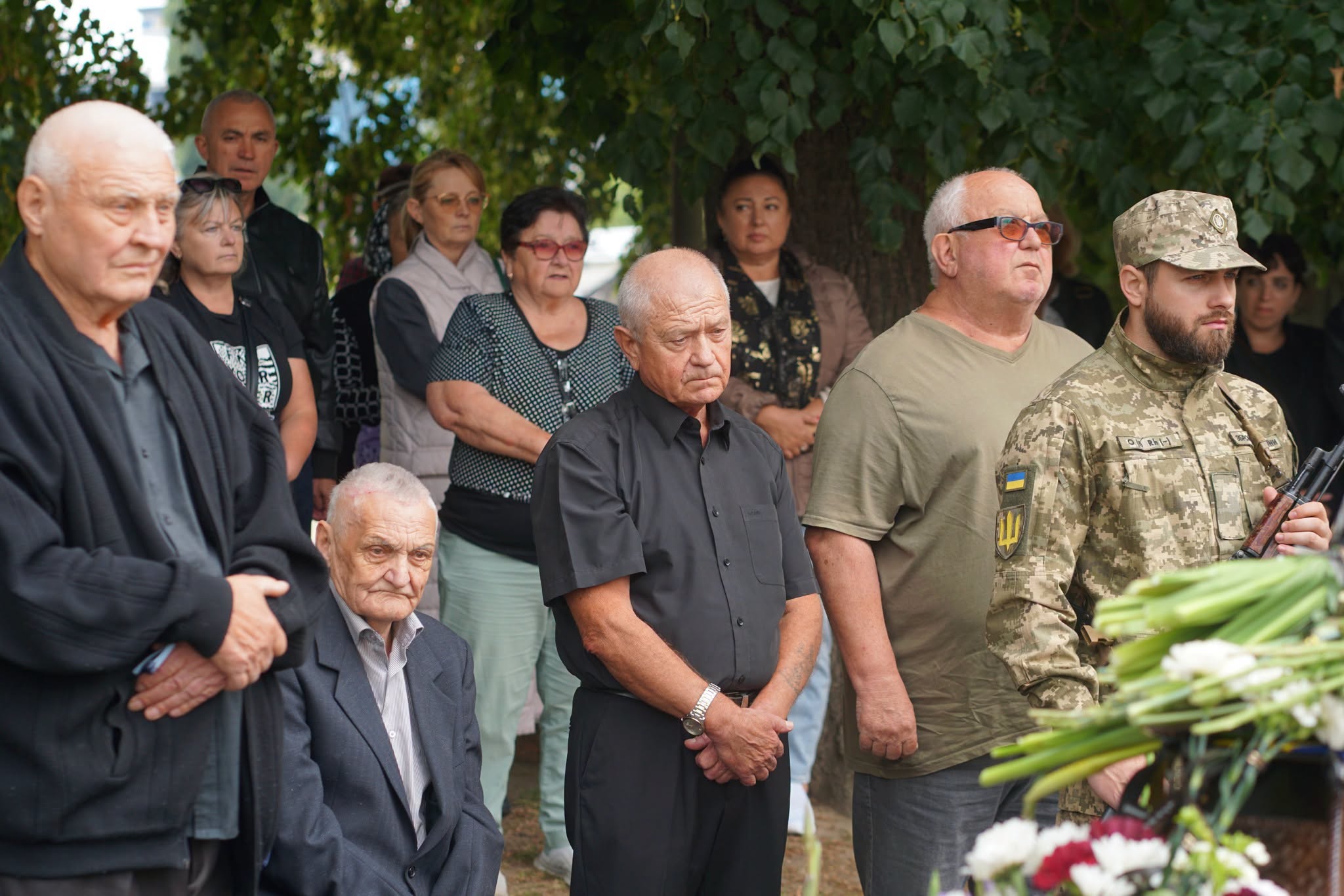 Прощання із воїном Іваном Ігнацевичем в Ужгороді