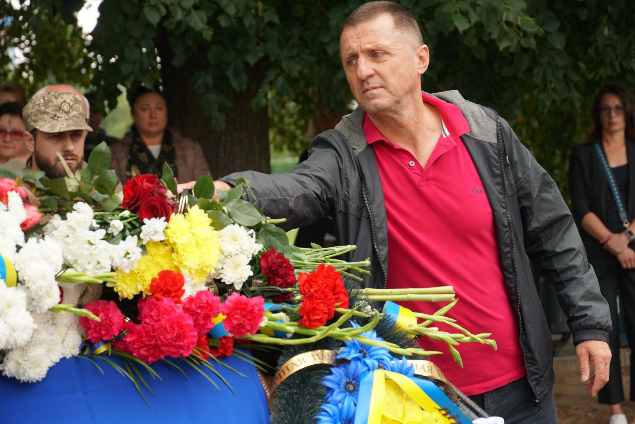 Прощання із воїном Іваном Ігнацевичем в Ужгороді