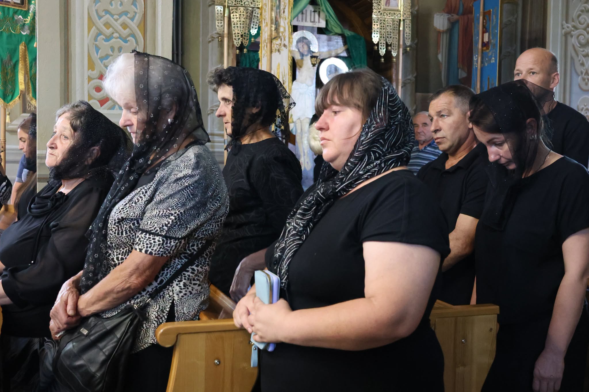 Прощання із полеглим воїном Андрієм Боршошем