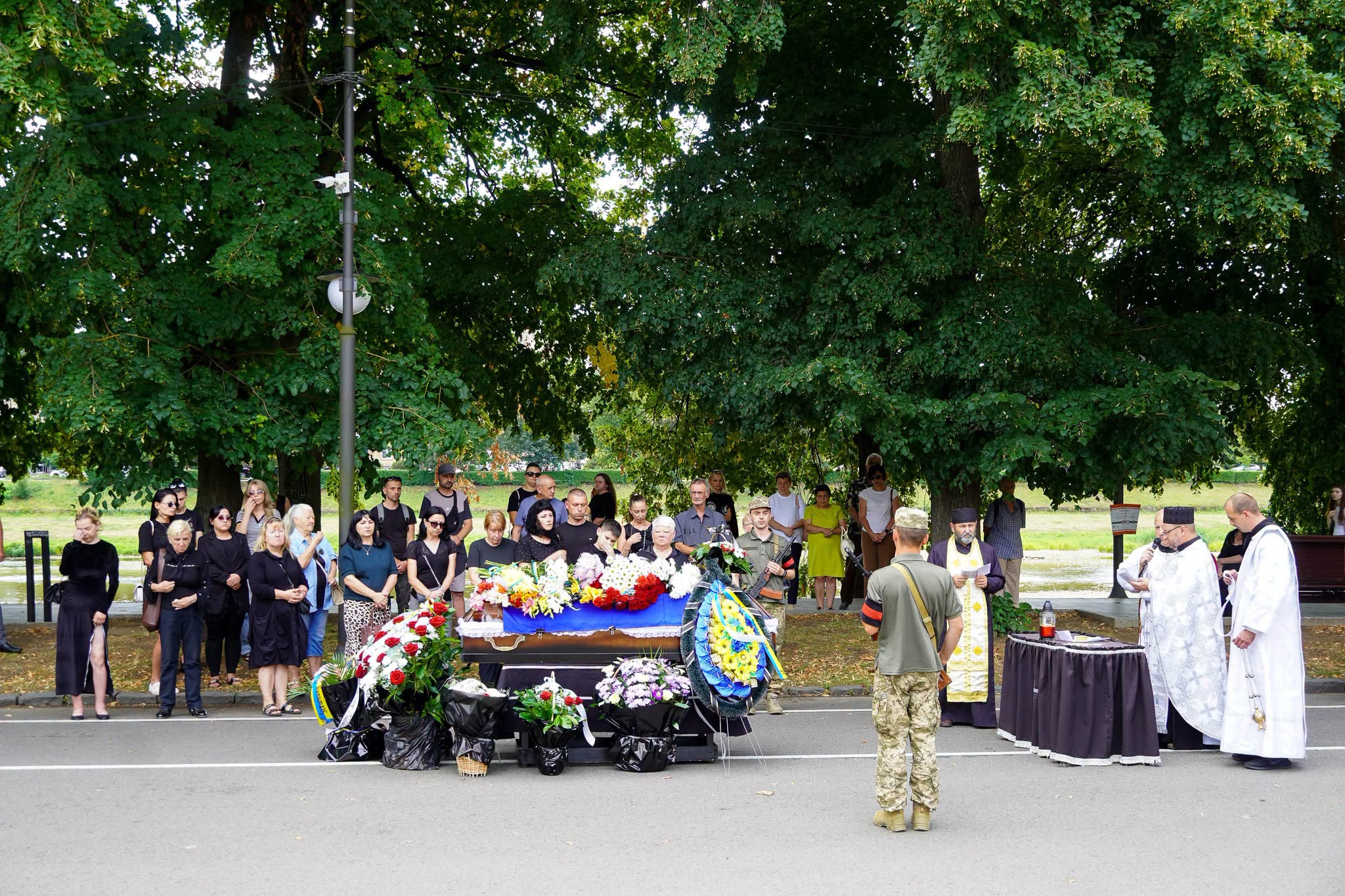 Прощання із Миколою Філюком в Ужгороді