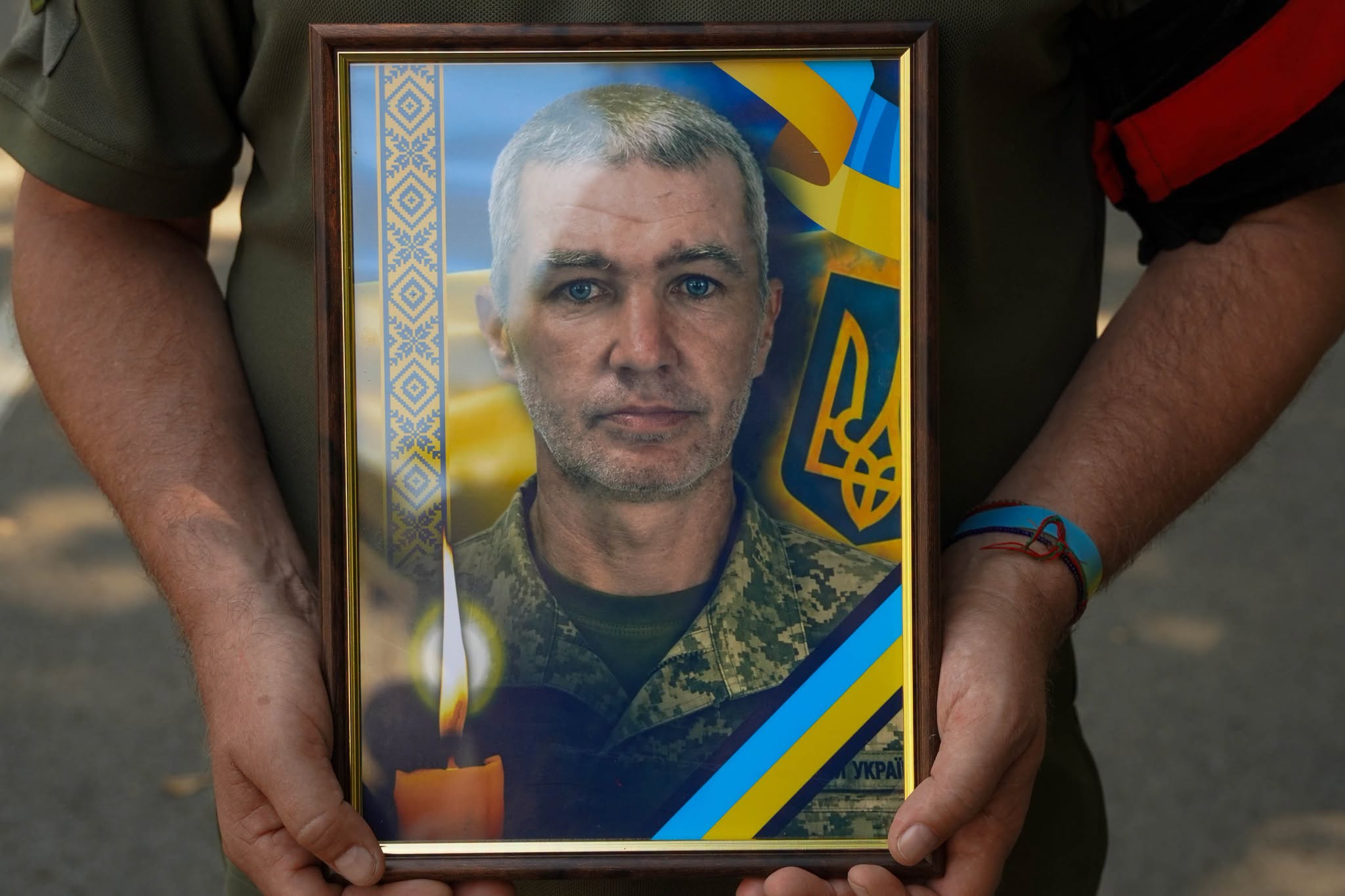 Прощання із полеглим воїном Володимиром Йорданом в Ужгороді