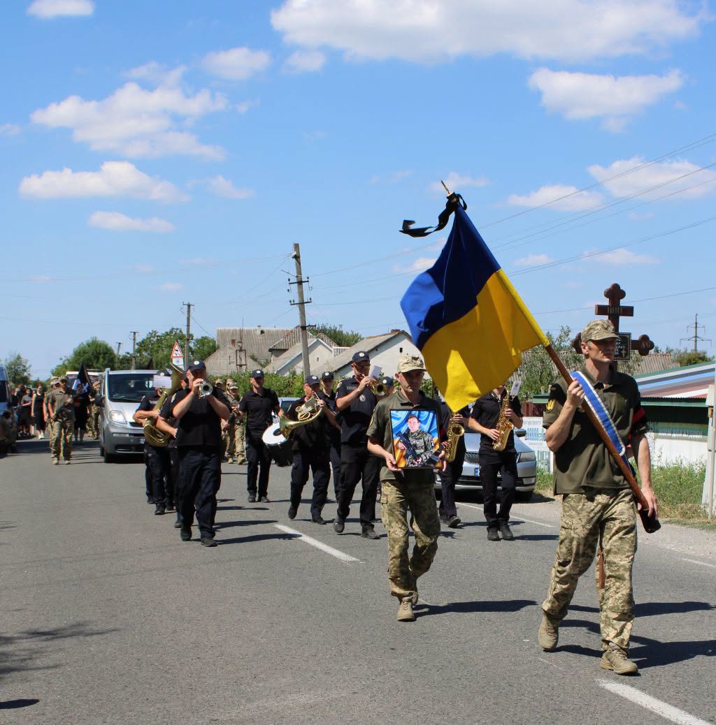 Прощання із полеглим воїном Іштваном Фекете