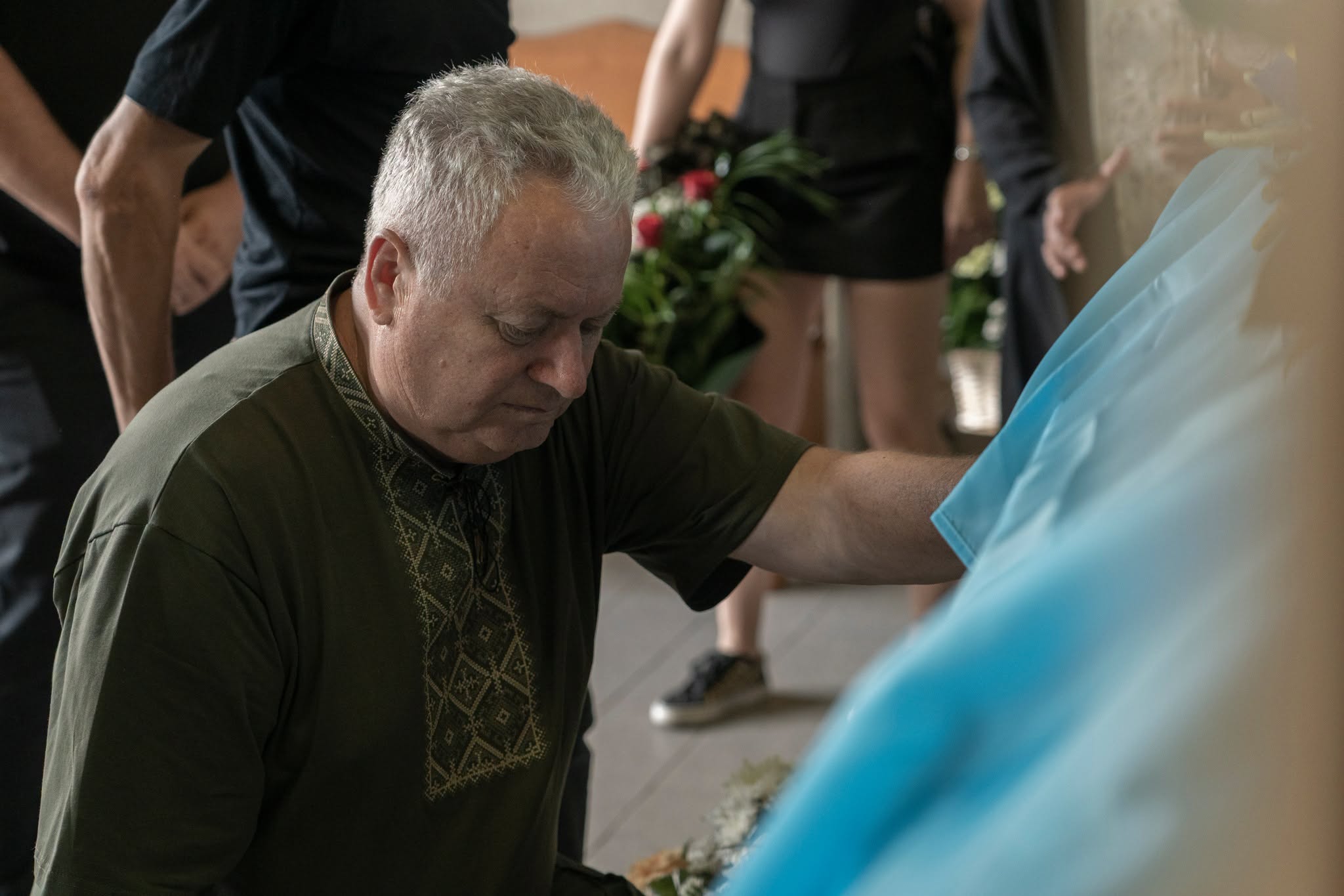 Прощання із полеглим воїном Владиславом Мойсеєвим у Мукачеві