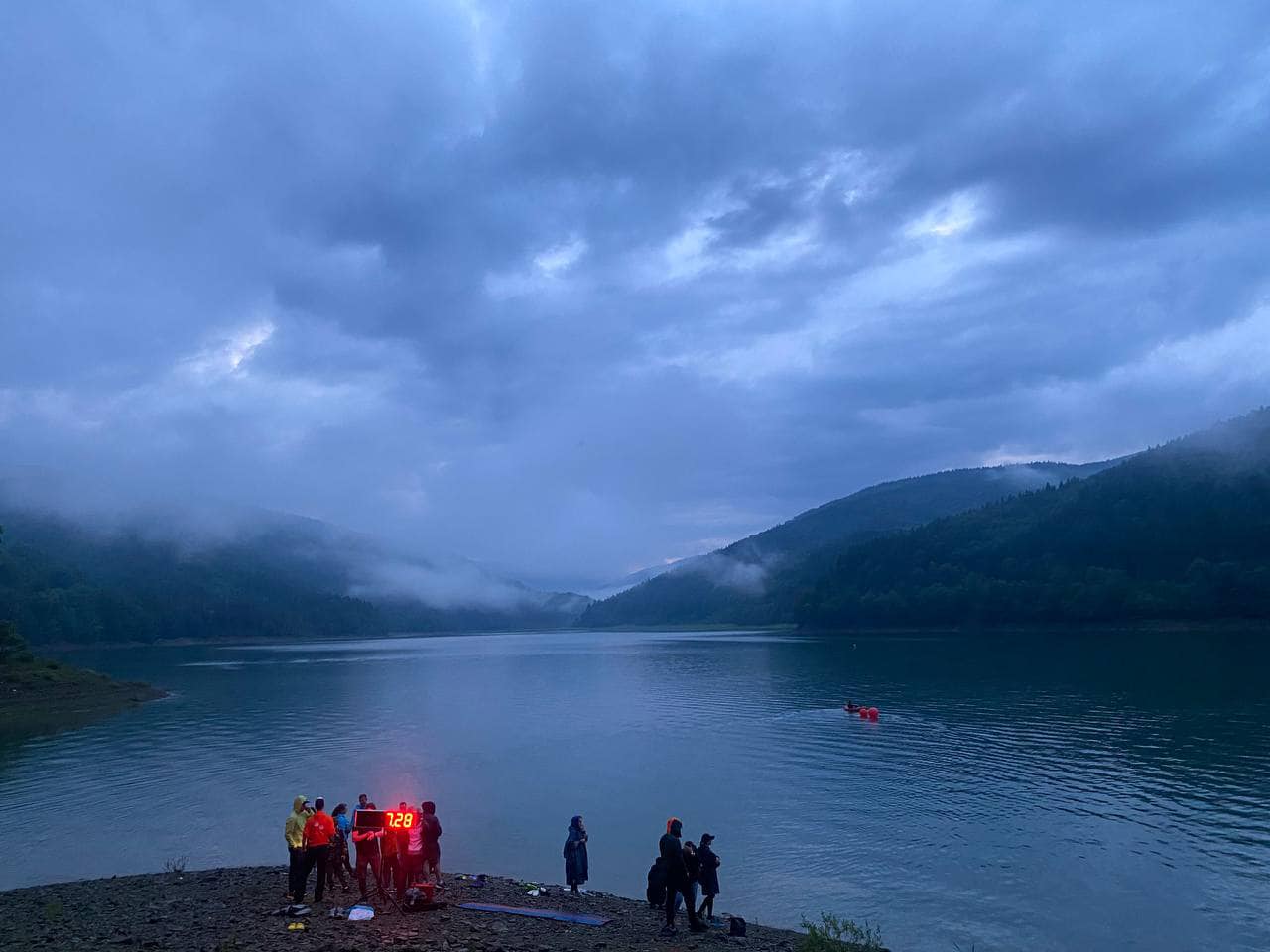 учасники змагань з триатлону в Колочавській громаді 