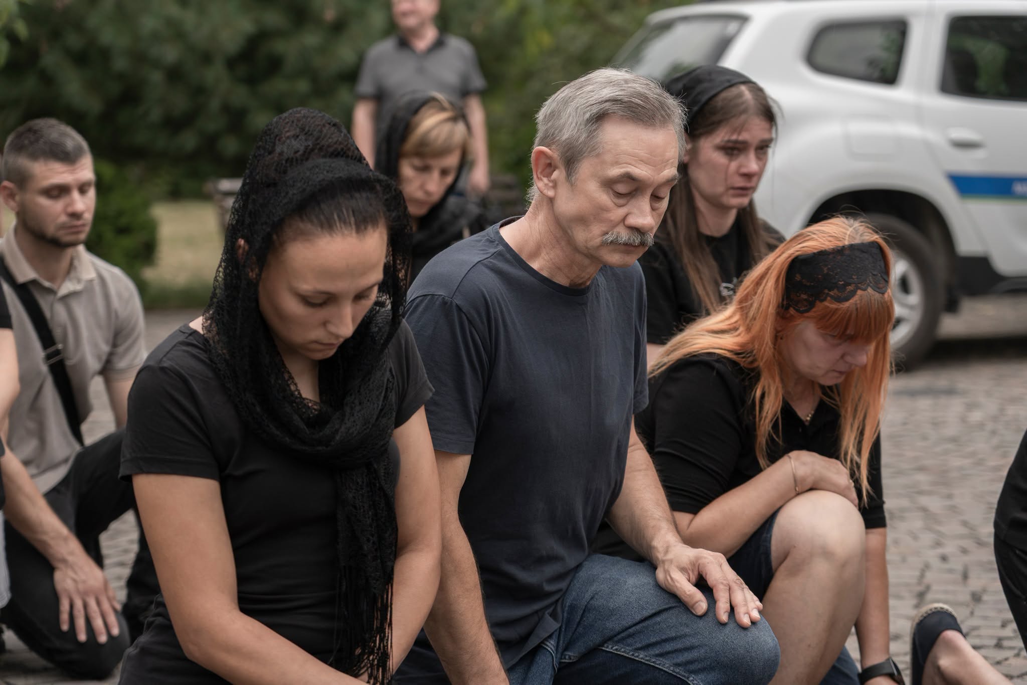Прощання із полеглим воїном Владиславом Мойсеєвим у Мукачеві