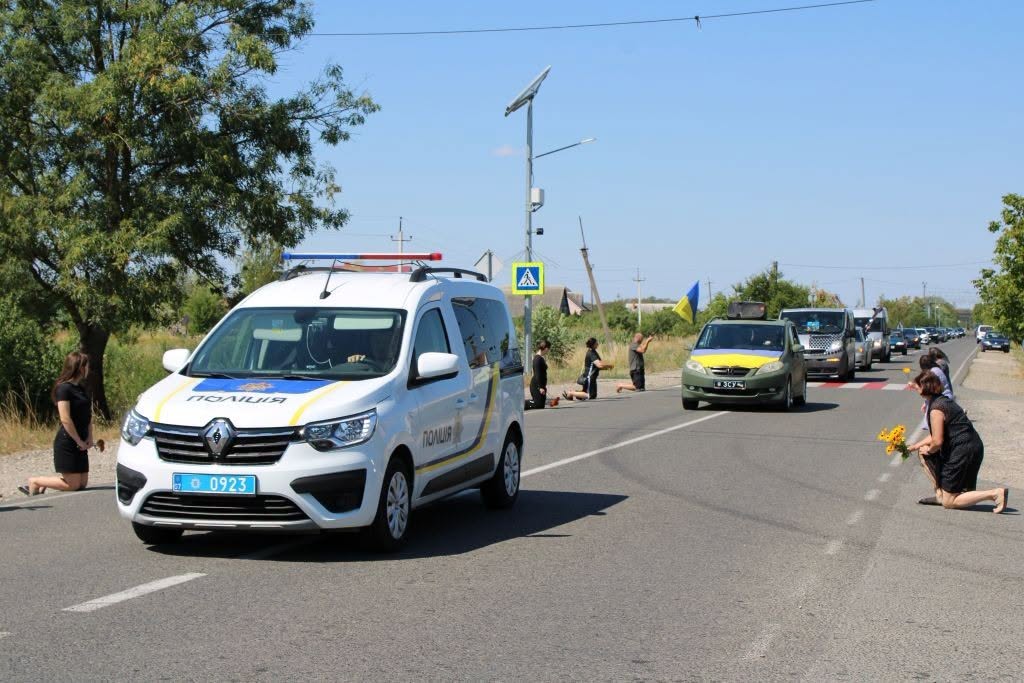 Прощання із полеглим воїном Іштваном Фекете