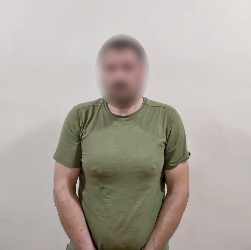 чоловіка затримали після вчинення ним злочину 