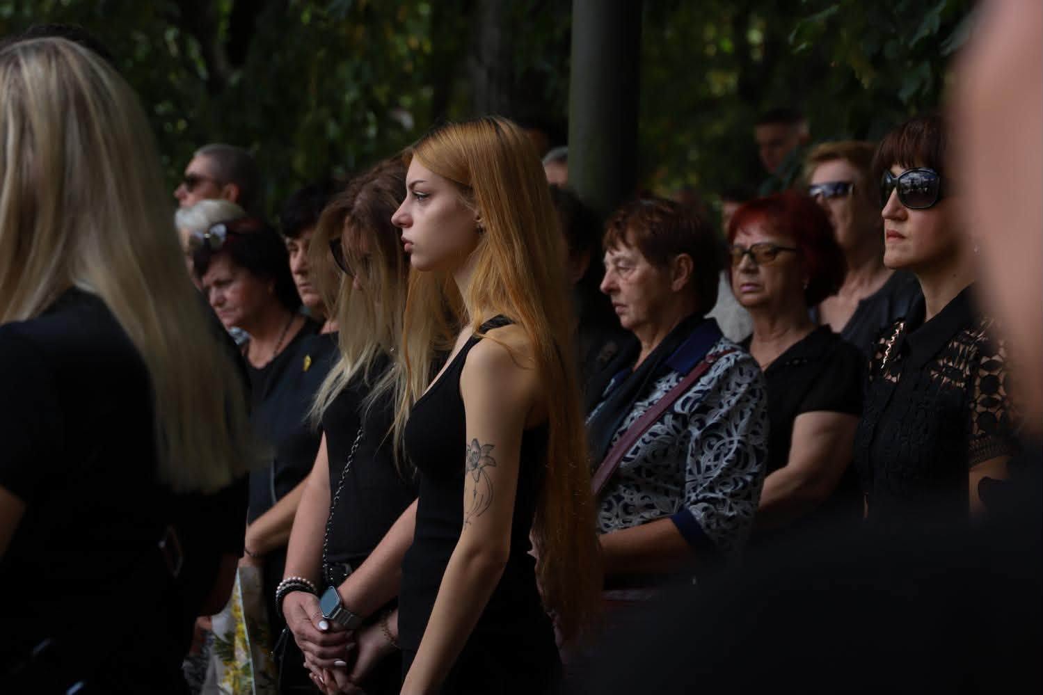 Прощання із полеглим воїном Сергієм Івановим в Ужгороді