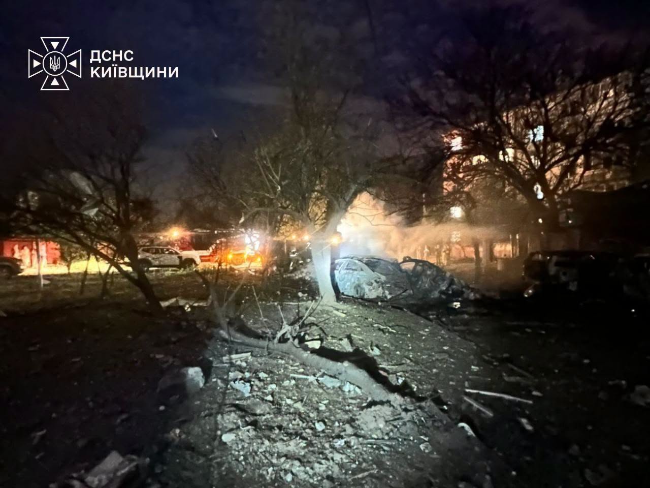 Наслідки російського обстрілу у Києві та області, 1 вересня