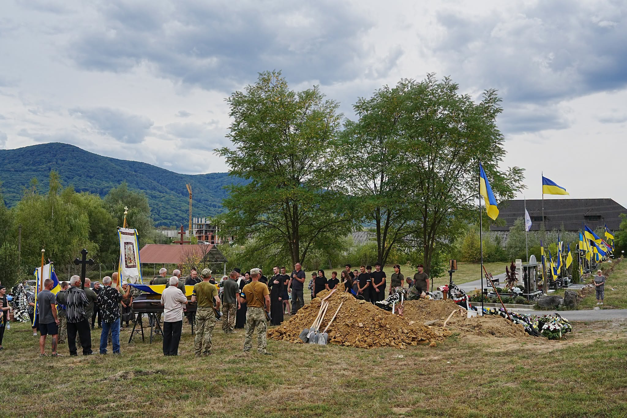 Прощання із військовим Євгеном Джурджею у Перечині