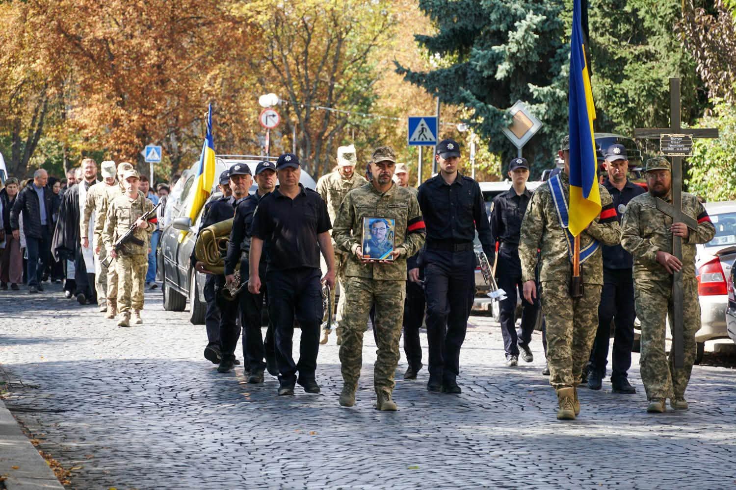 Прощання з Олегом Вороном в Ужгороді