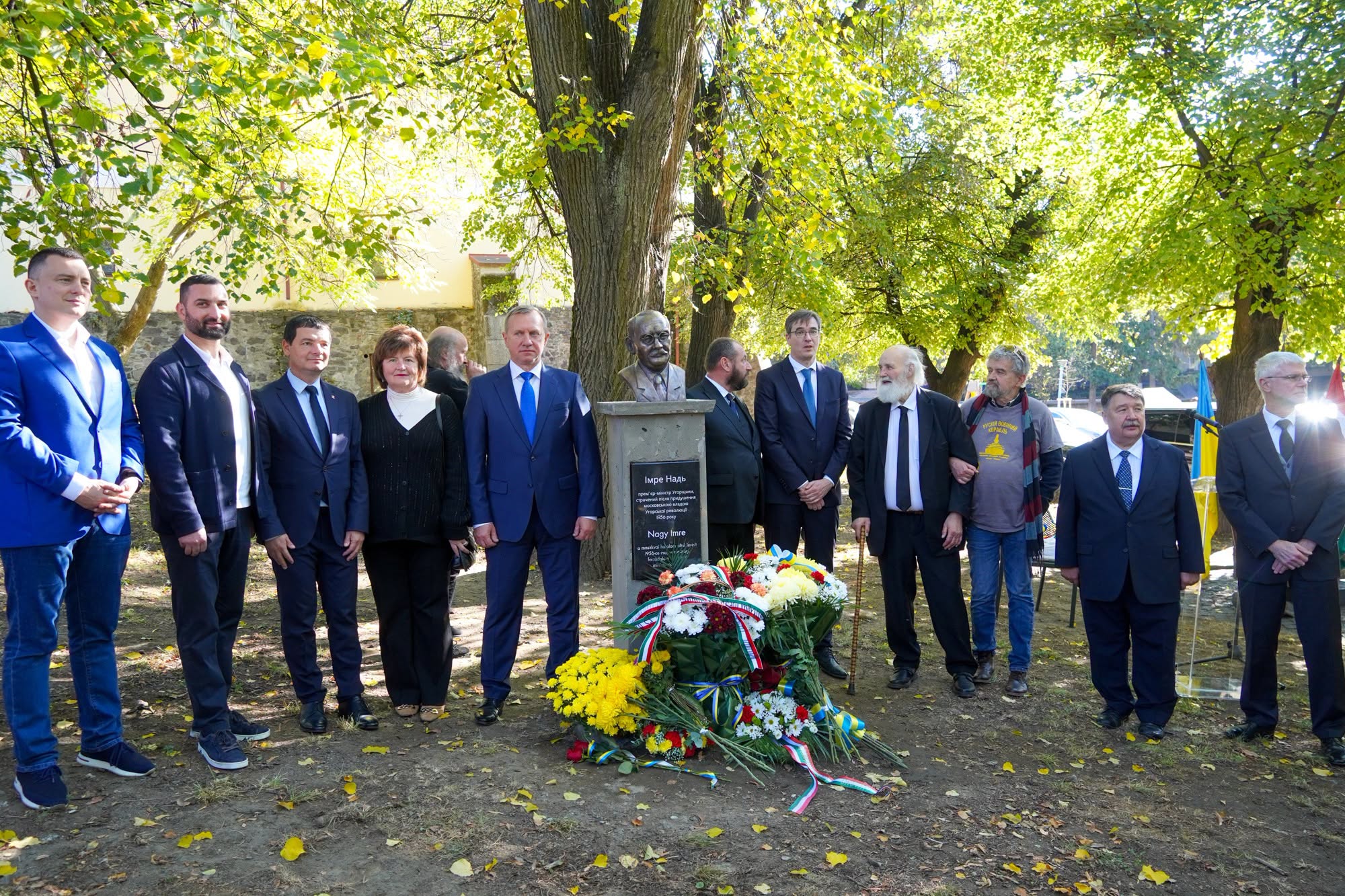 В Ужгороді відкрили пам’ятник прем’єр-міністру Угорщини Імре Надю