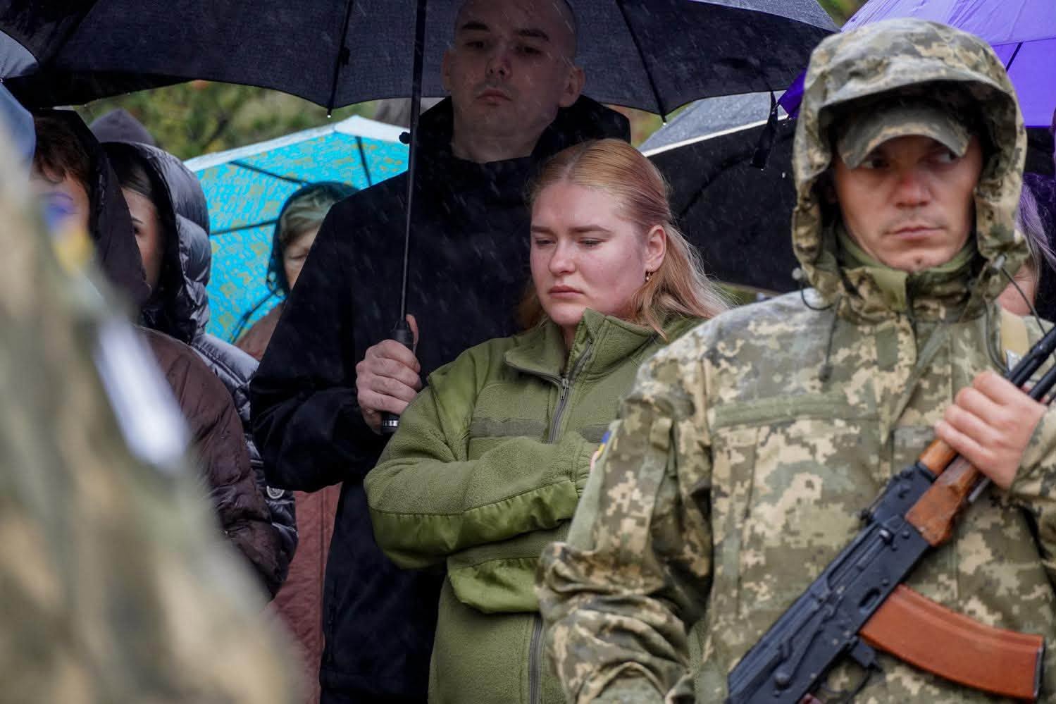 Прощання із капітаном Віталієм Дору в Ужгороді 22 жовтня
