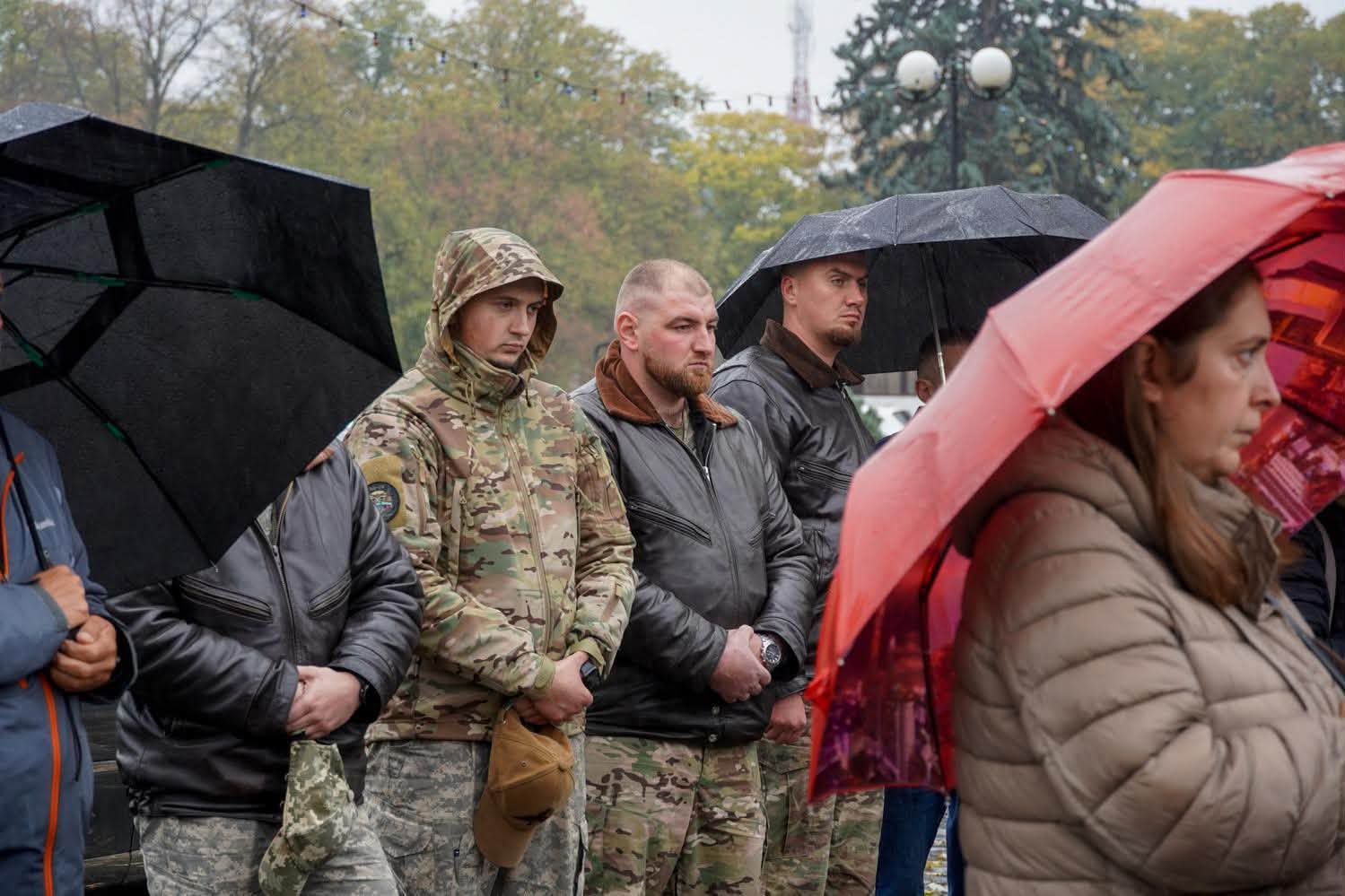 Прощання із капітаном Віталієм Дору в Ужгороді 22 жовтня