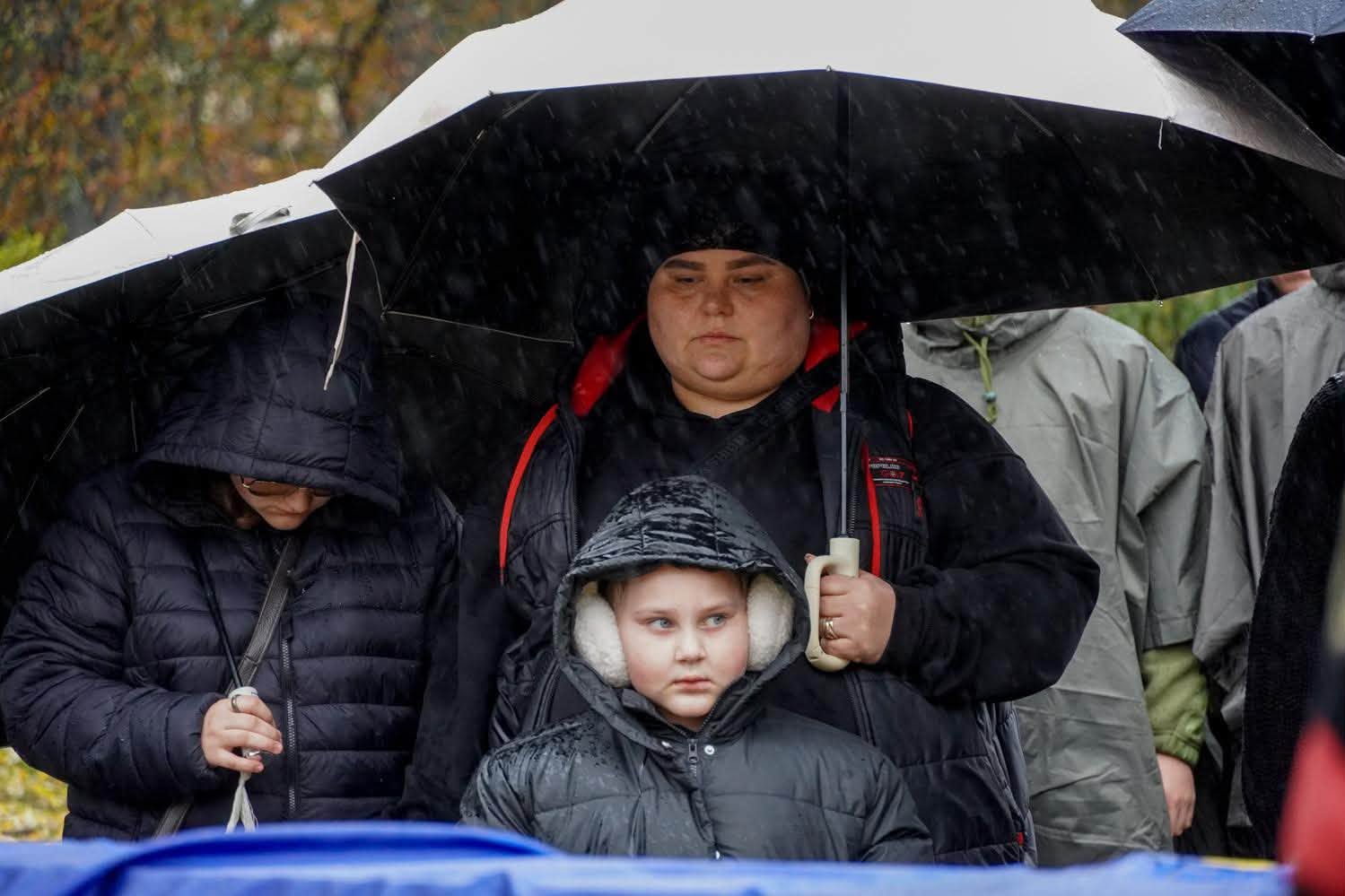 Прощання із капітаном Віталієм Дору в Ужгороді 22 жовтня