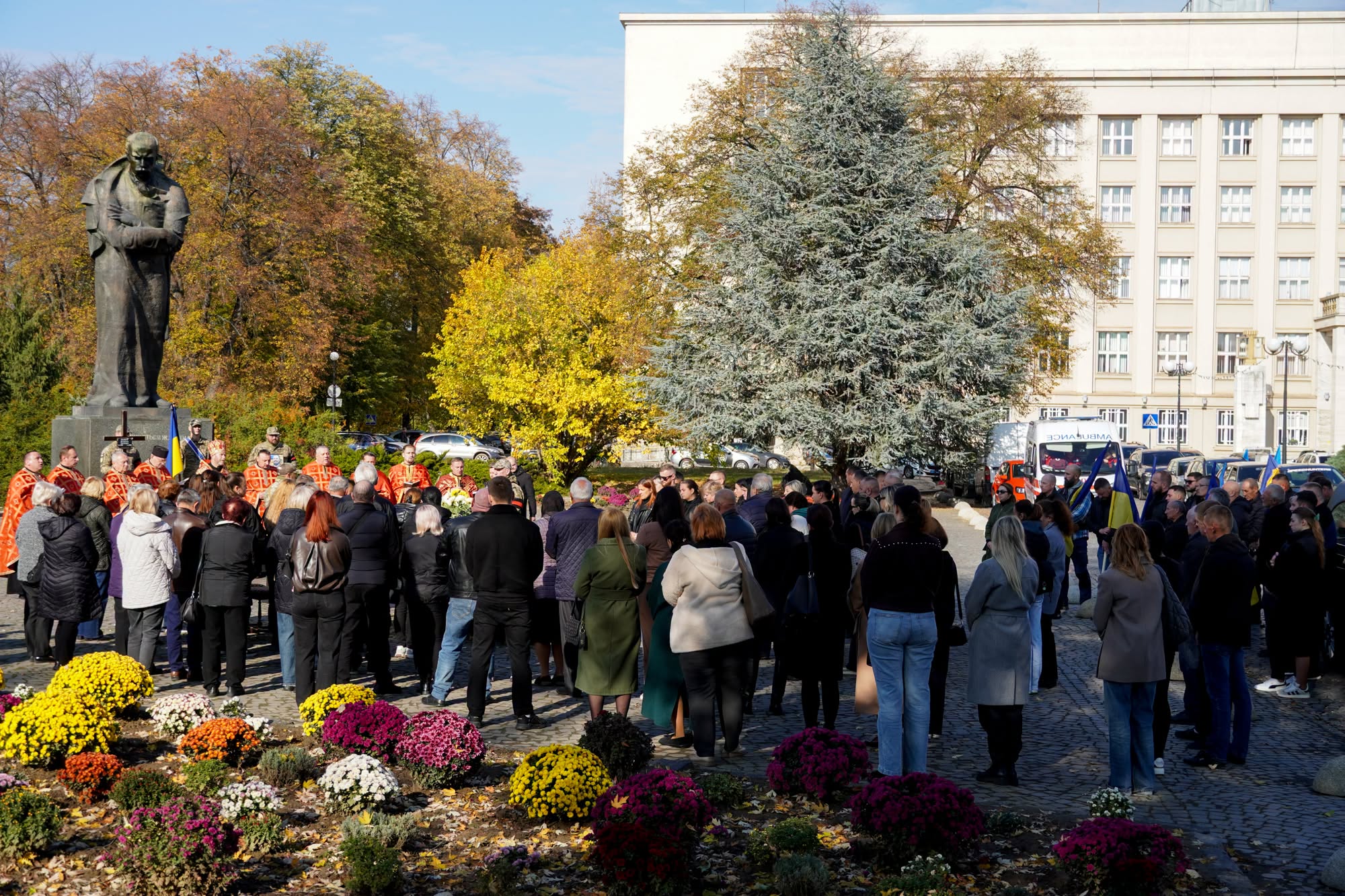 Ужгород прощається із 40-річним військовим Валентином Балогою
