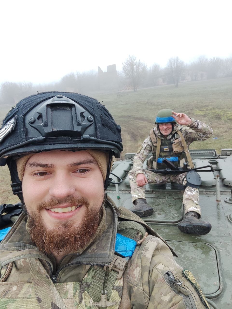 Ігор Кепещук з побратимом