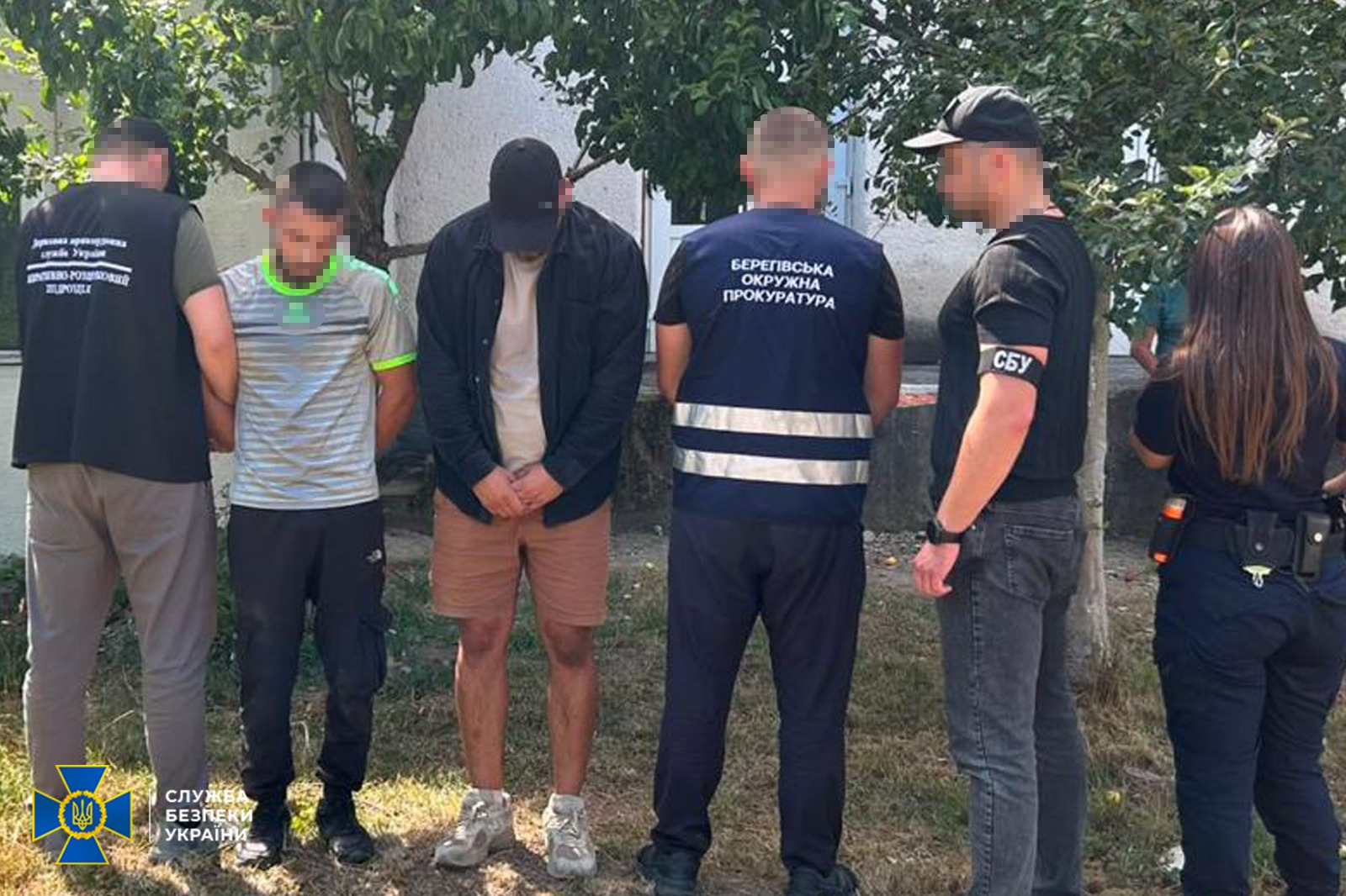 Затримані утікачі з переправниками