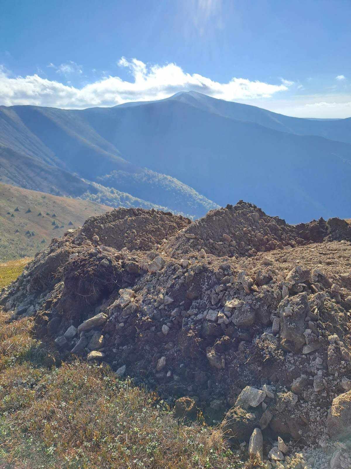 Розриті гори на полонині Боржава