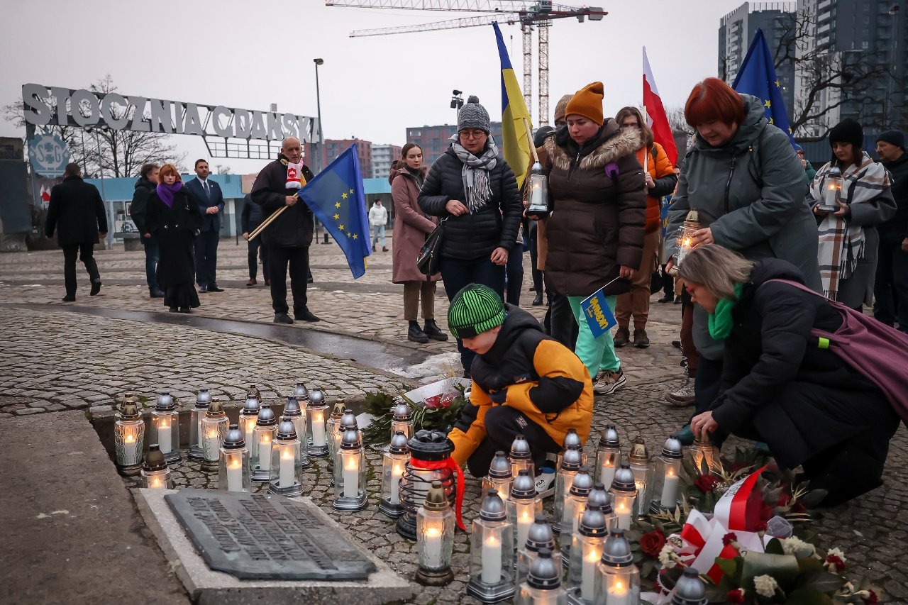 Вшанування пам'яті жертв війни у Гданську