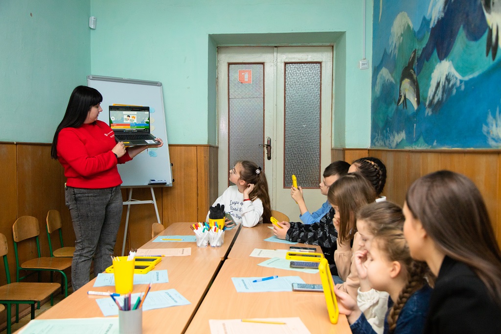 учні під час одного із занять 
