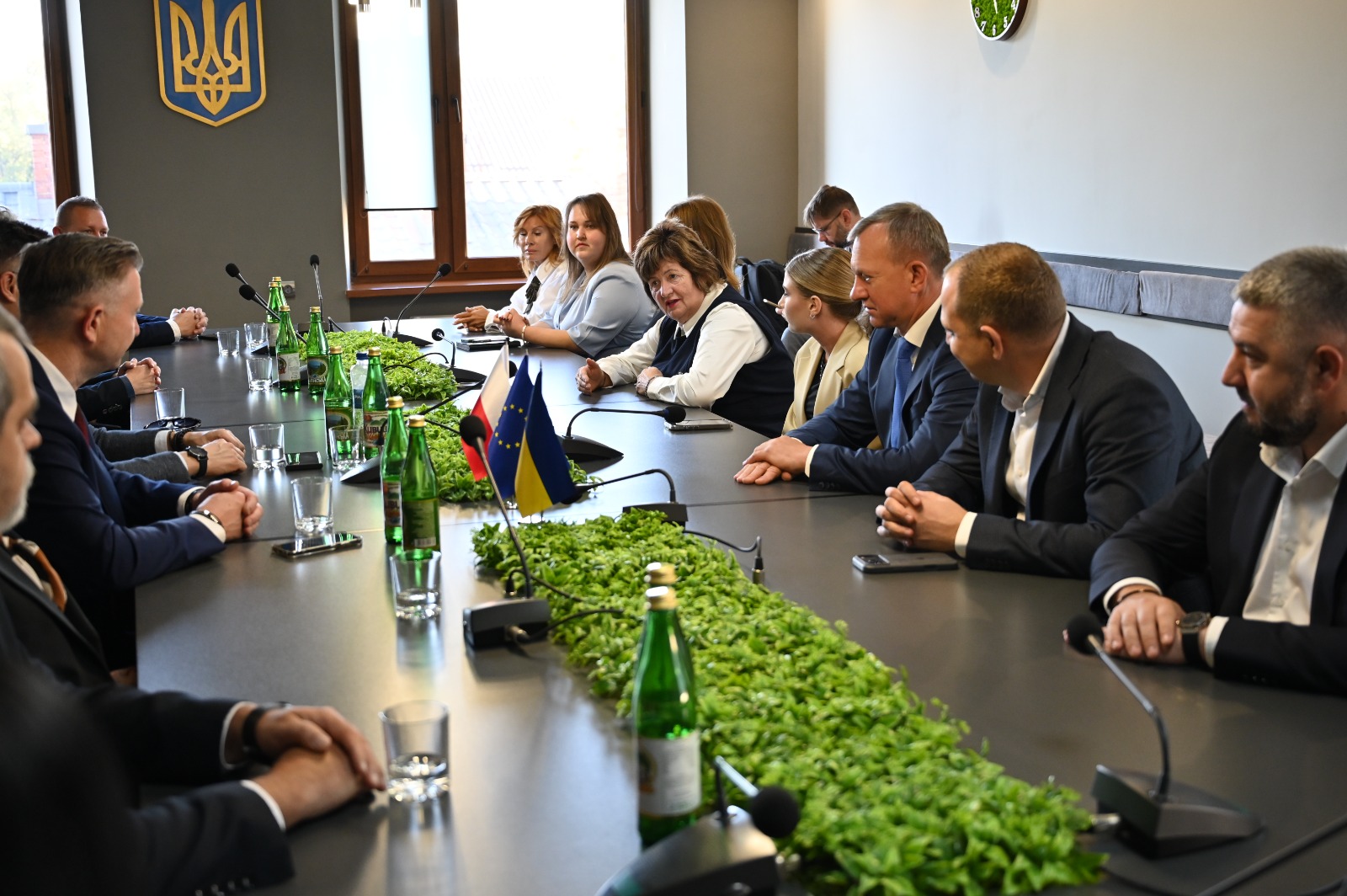 Українські та польські партнери в Ужгороді обговорили проєкт розвитку зеленої інфраструктури біля лікарень