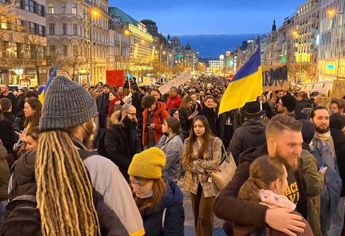 Прага_мітинг за Україну
