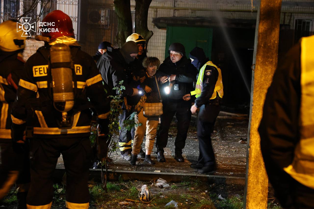 Наслідки нічної атаки, Київ 14 листопада