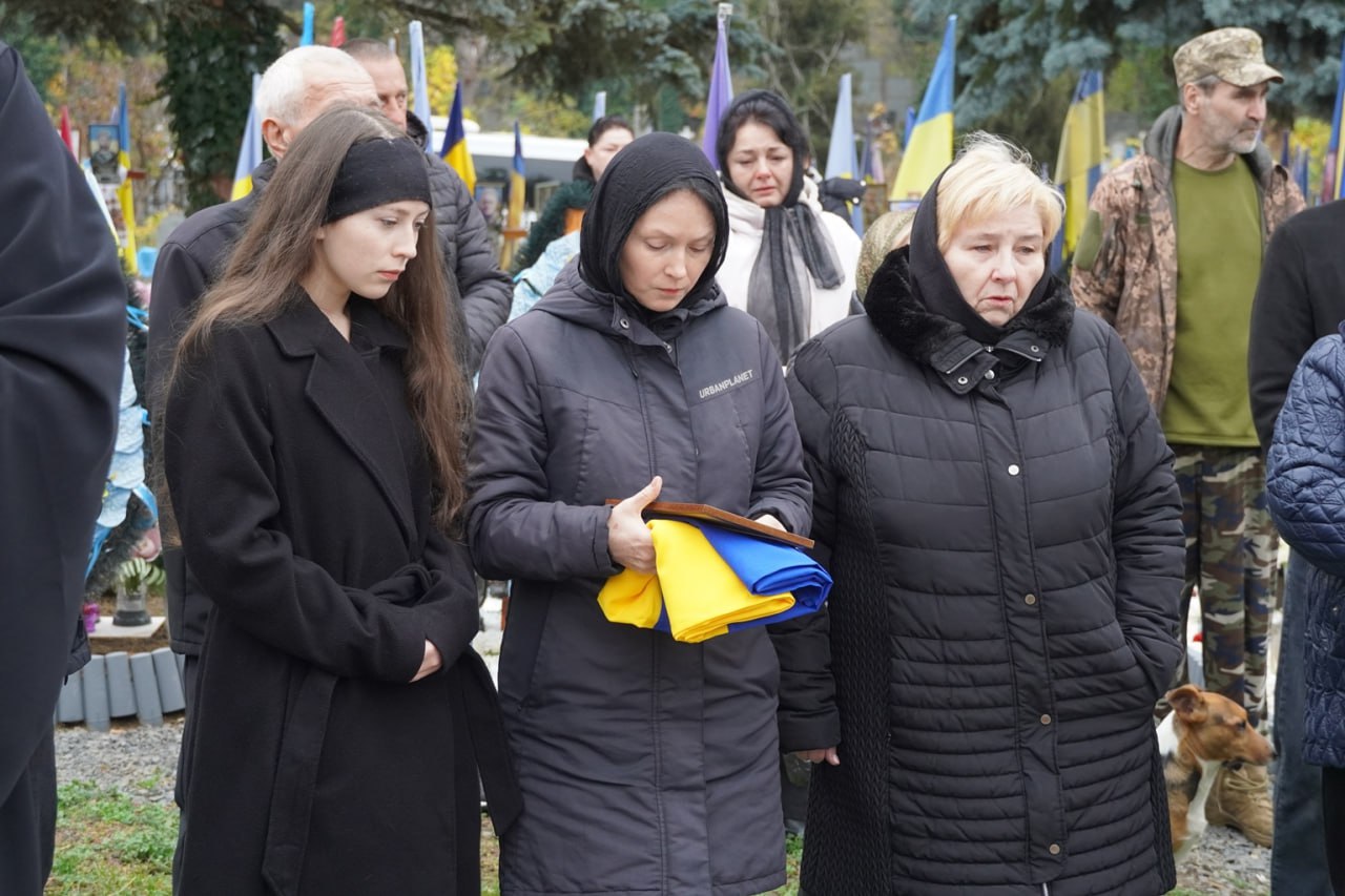 Прощання з воїном Олександром Поповичем в Ужгороді