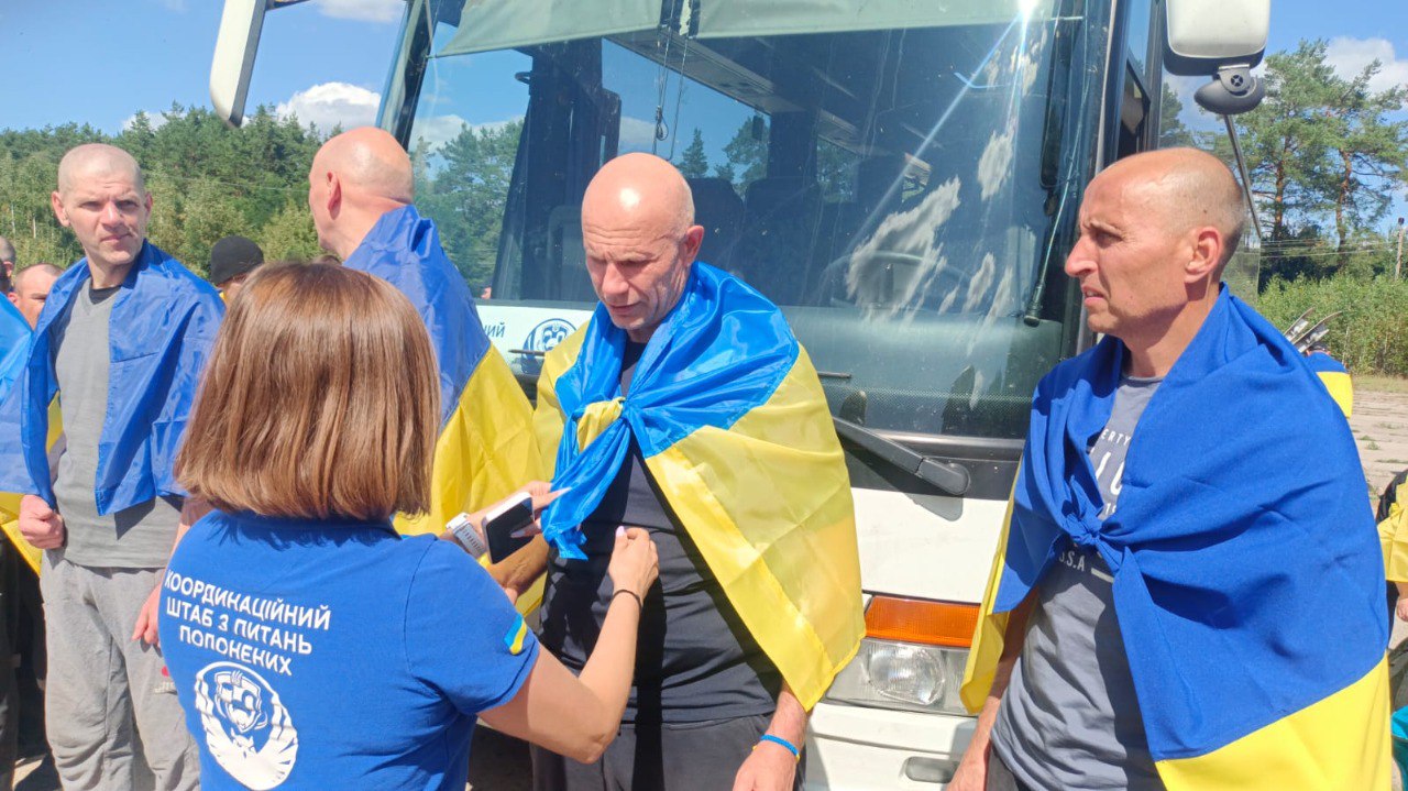 Повернені українці з російського полону