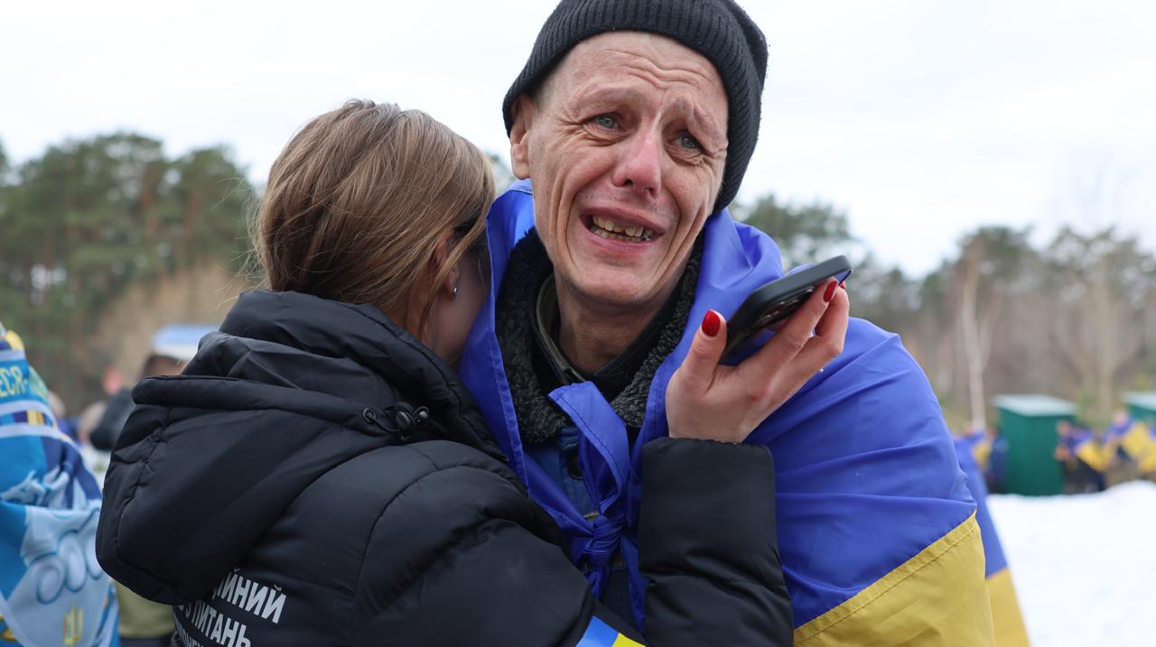 Повернені з російського полону українські захисники
