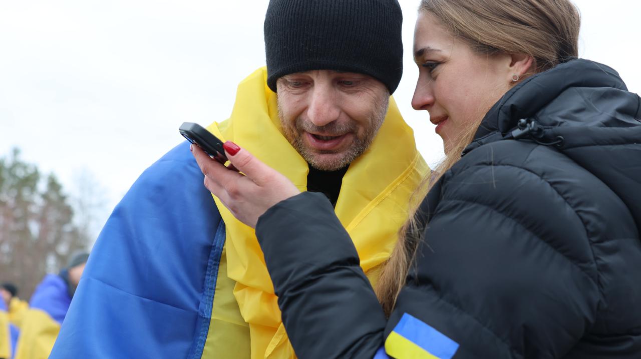 Повернені з російського полону українські захисники