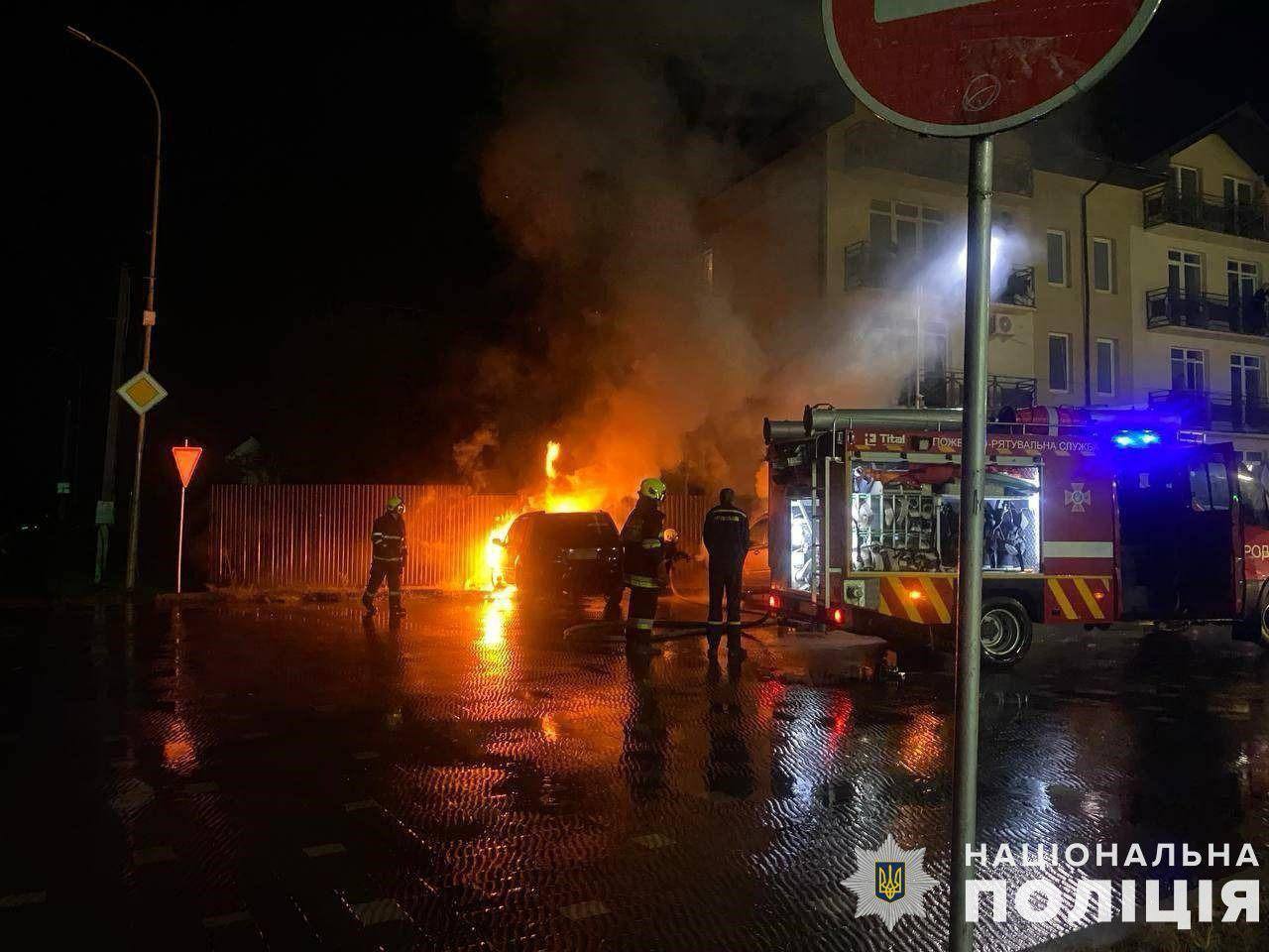 Підпали авто в Ужгороді