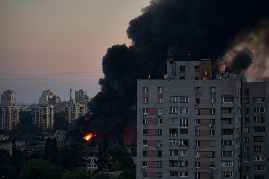 Наслідки нічної атаки у липня, Київ