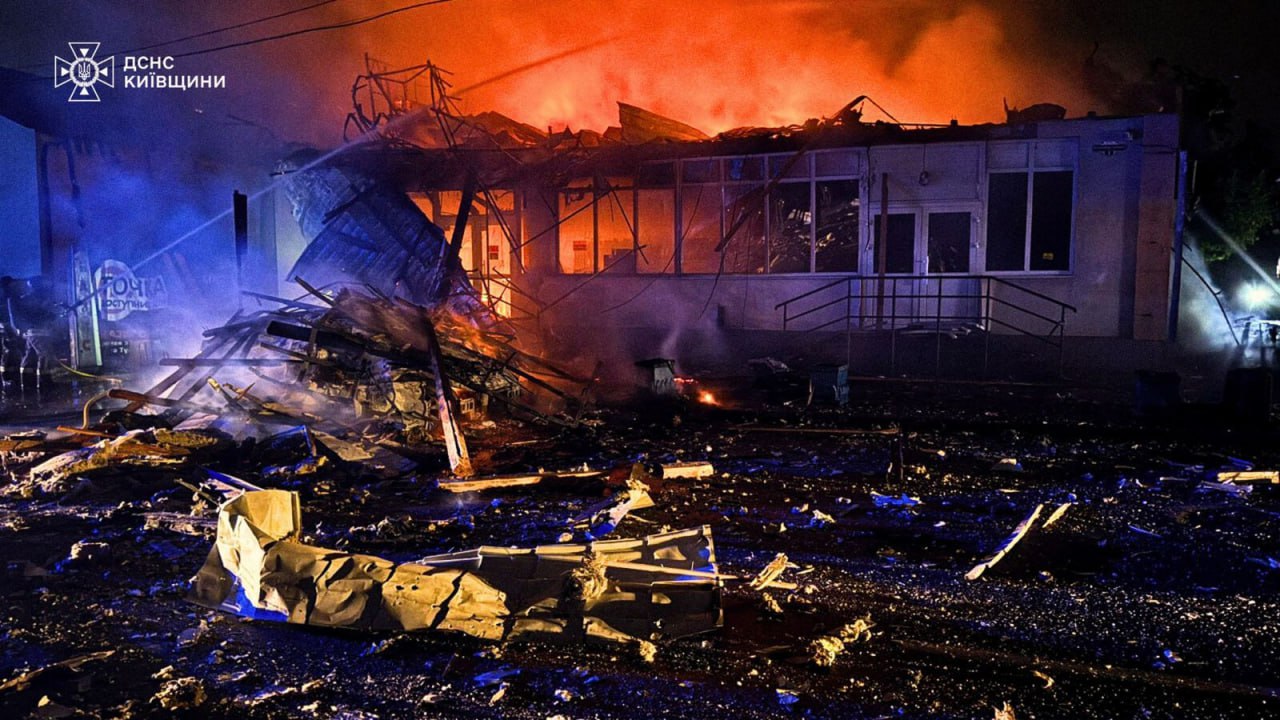 Нічна російська атака 10 жовтня