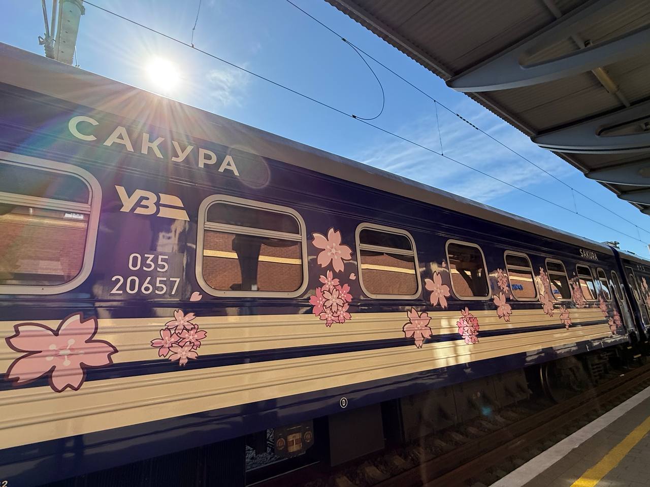Флагманський поїзд Укрзалізниці Сакура