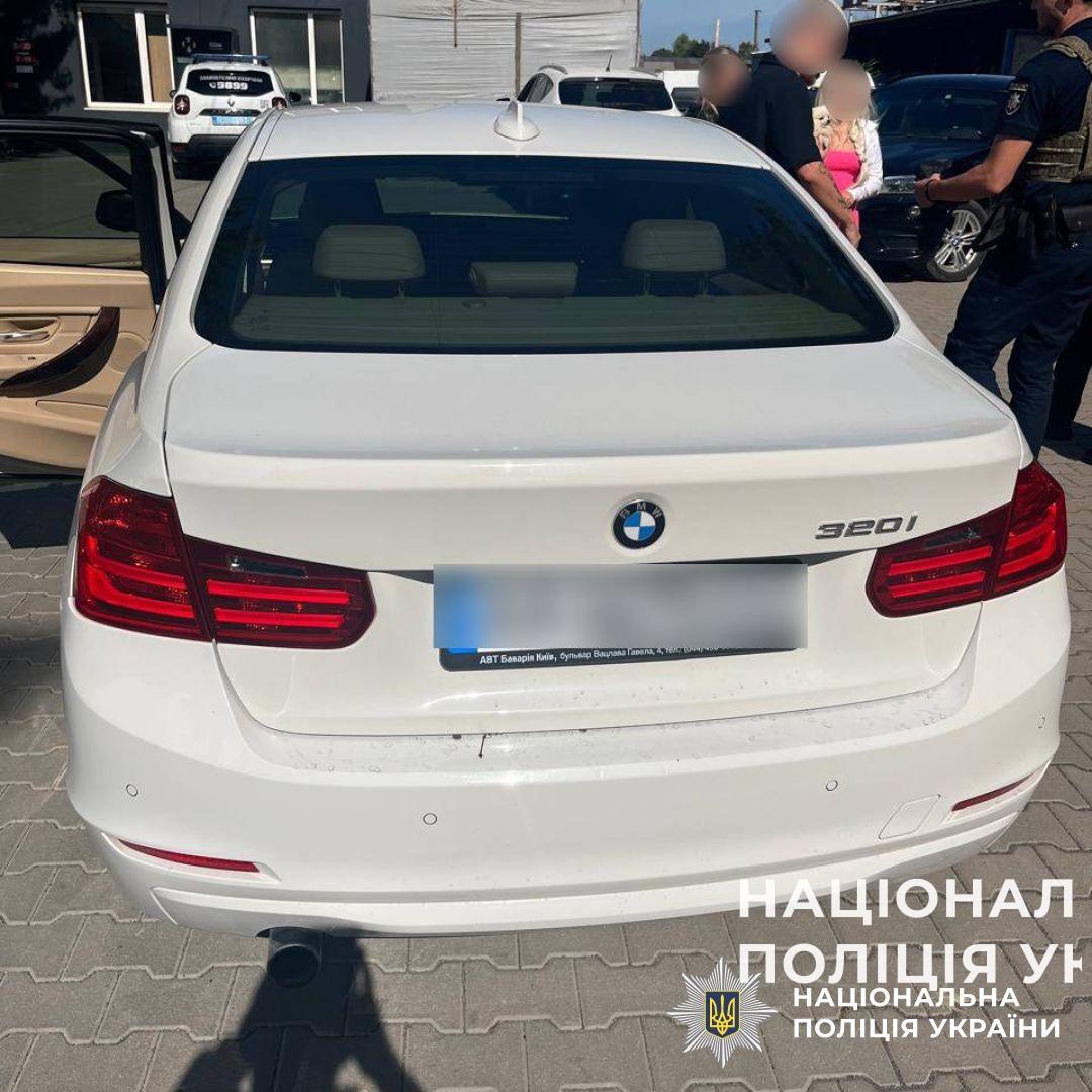 Авто підозрюваного