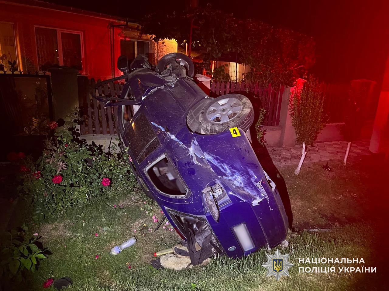 Місце ДТП у селі Страбичово